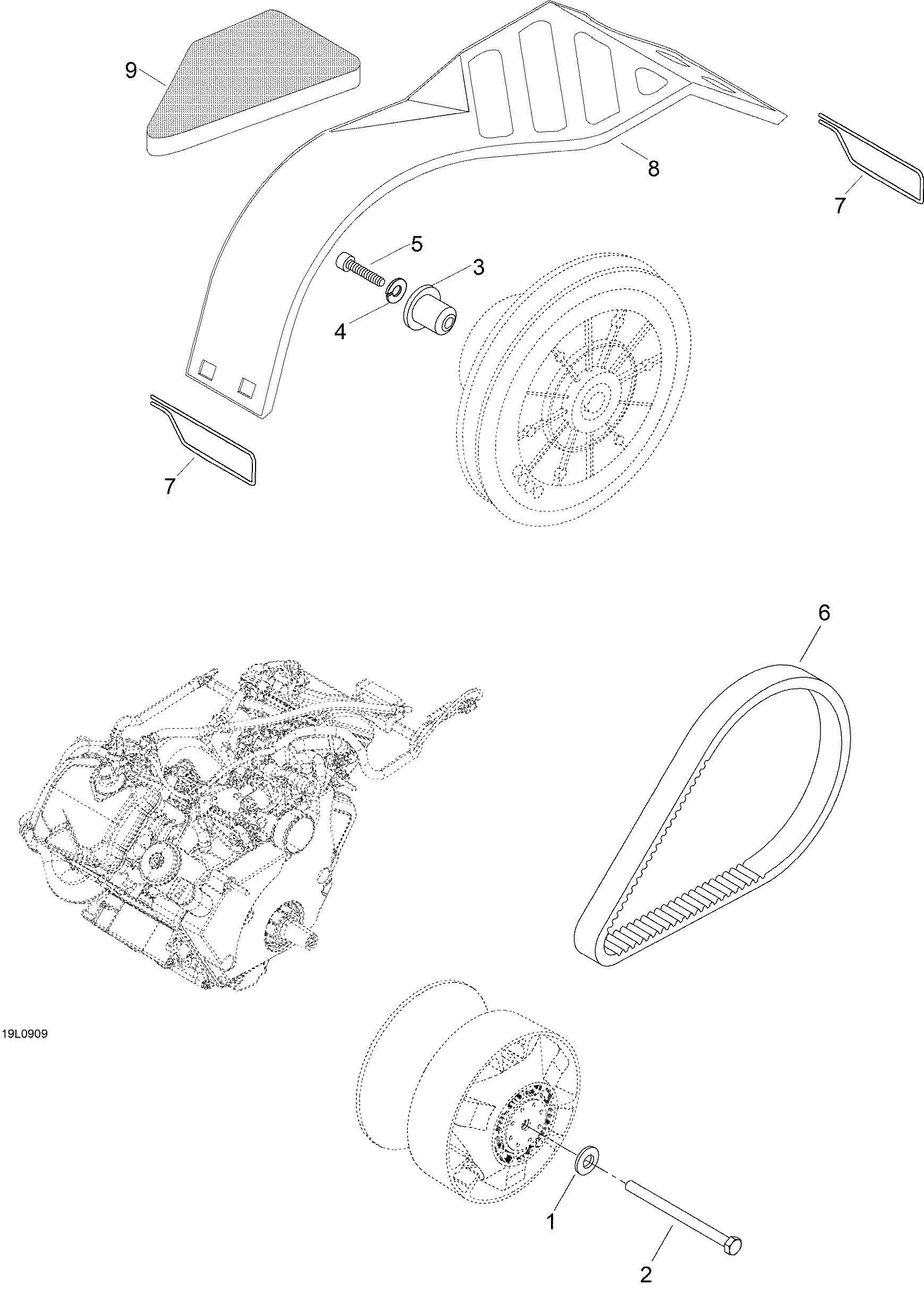 Схема узла: Pulley System