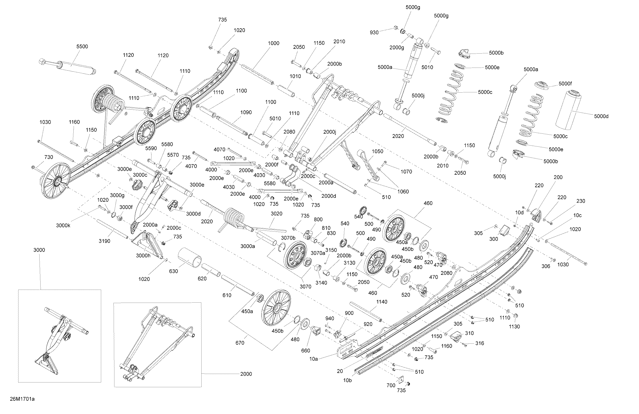 Схема узла: Rear Suspension