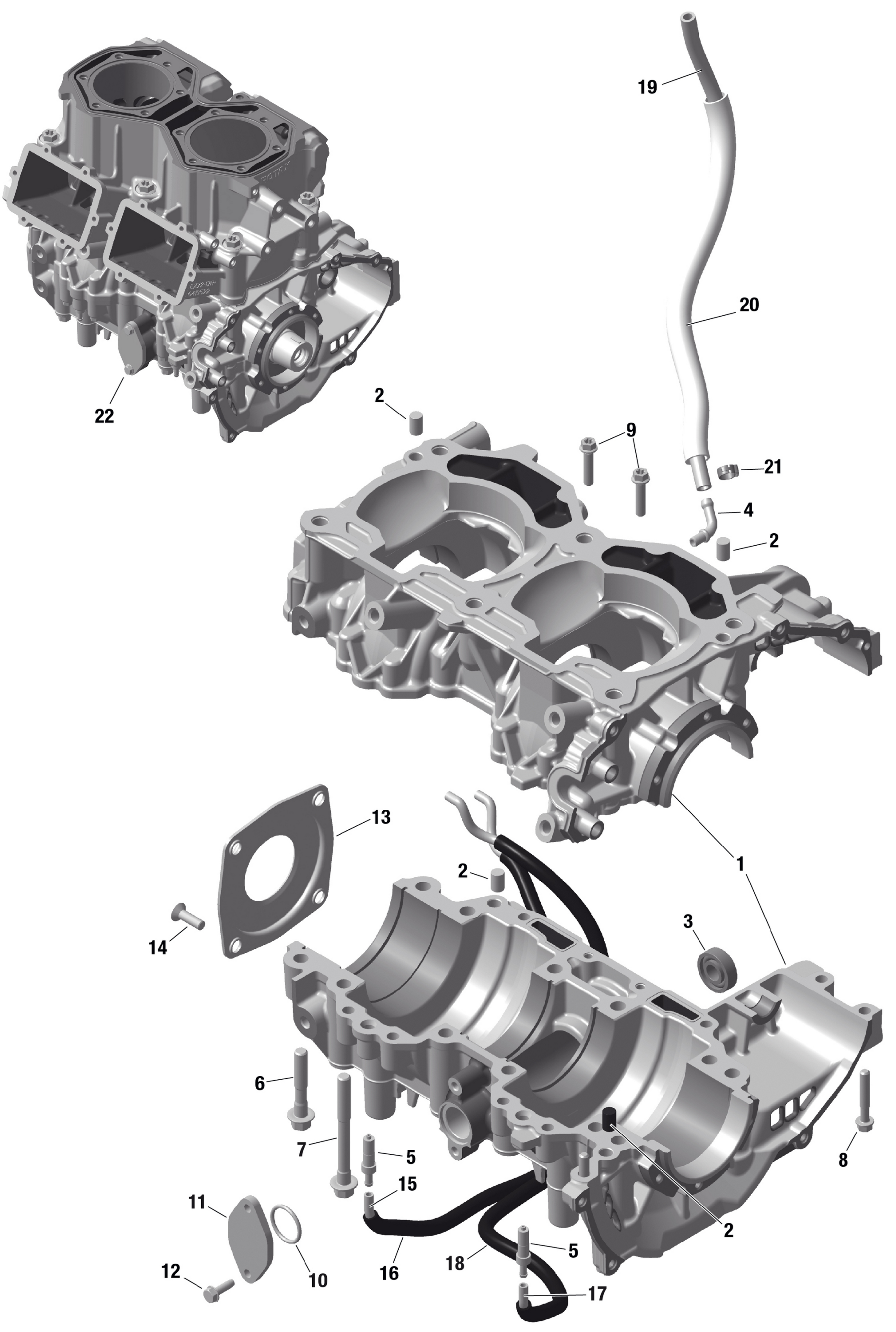 ROTAX - Crankcase