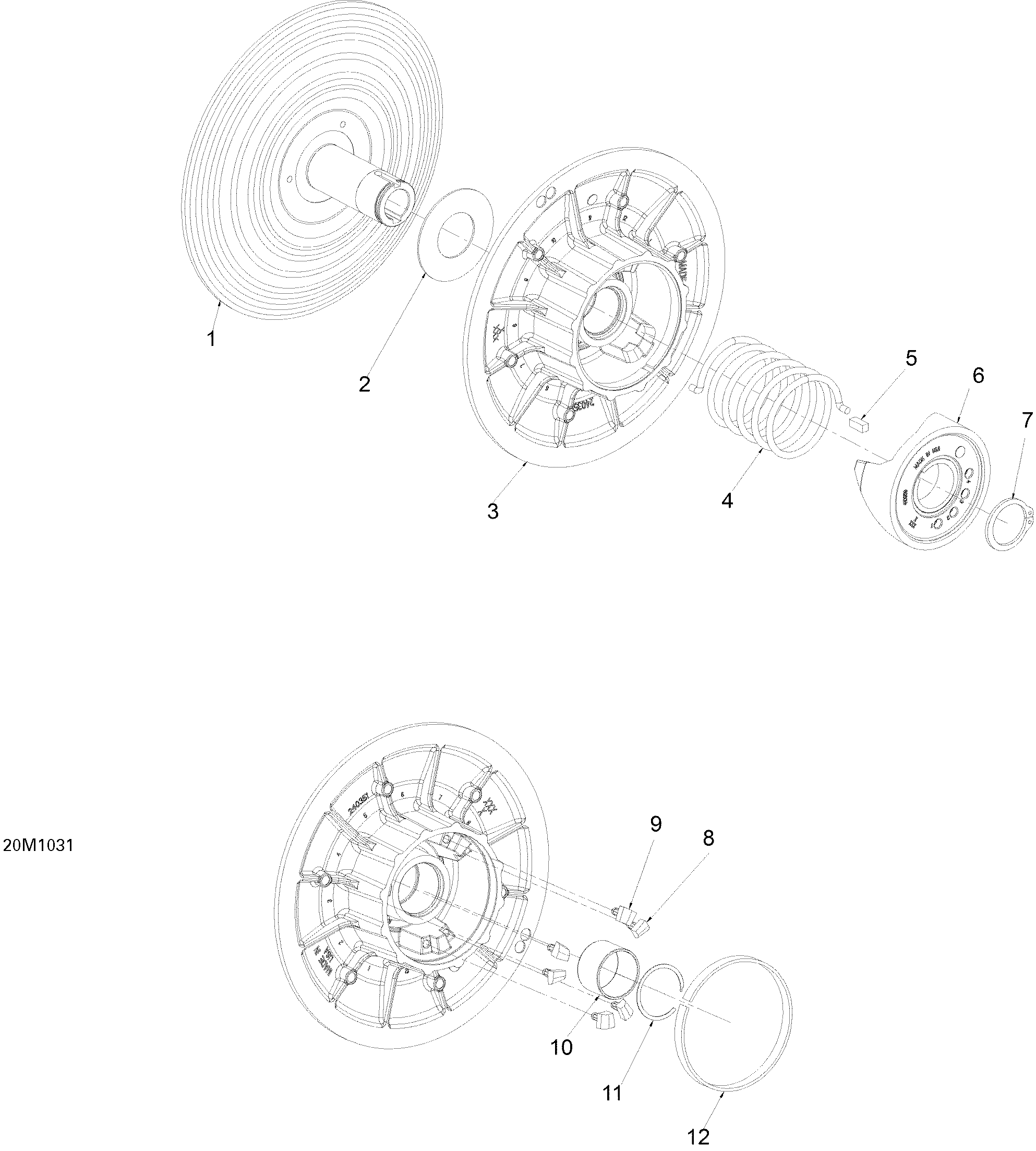 Схема узла: Driven Pulley