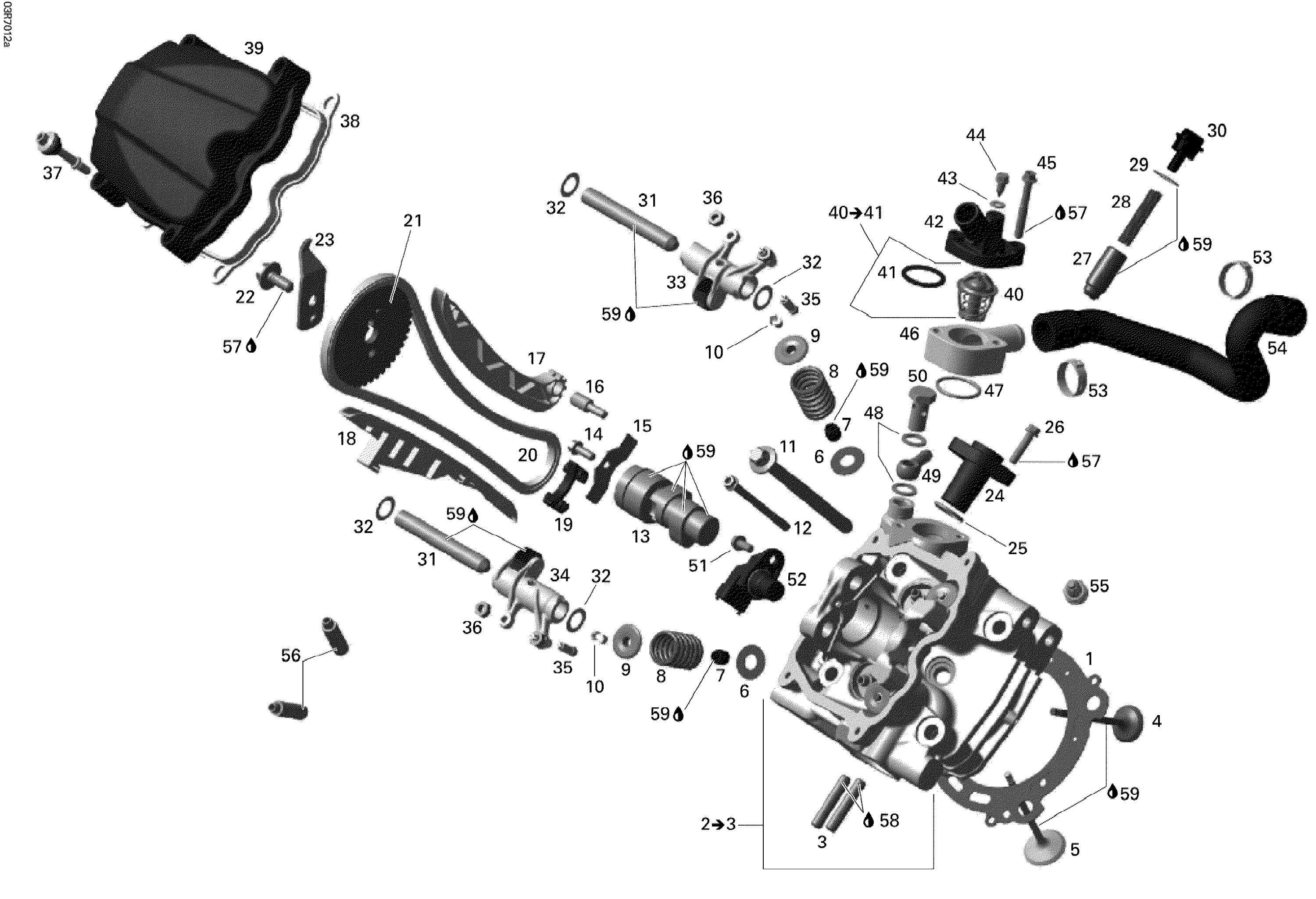 Cylinder Head, Front