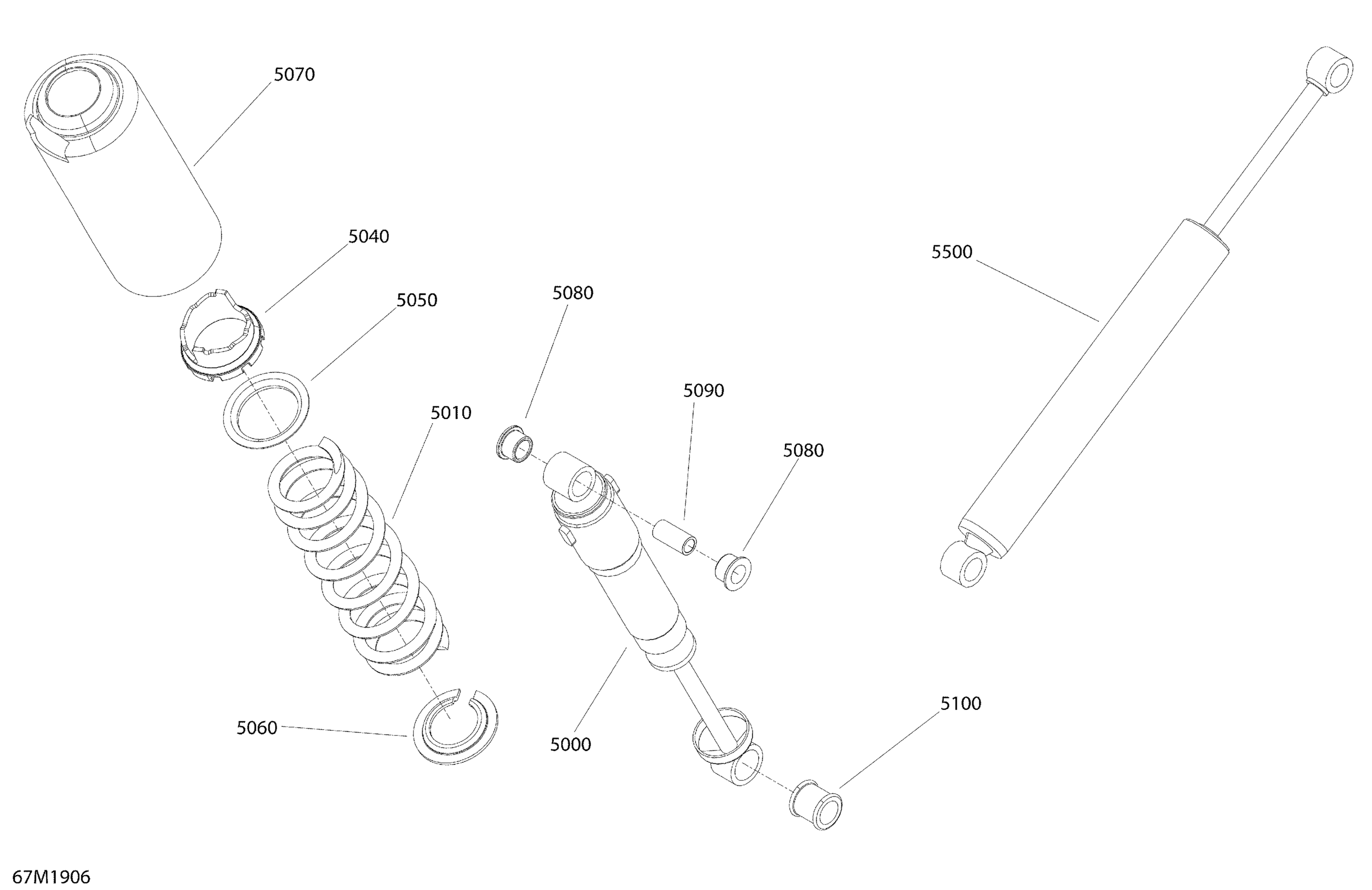 Suspension, Rear - Shocks - Sport