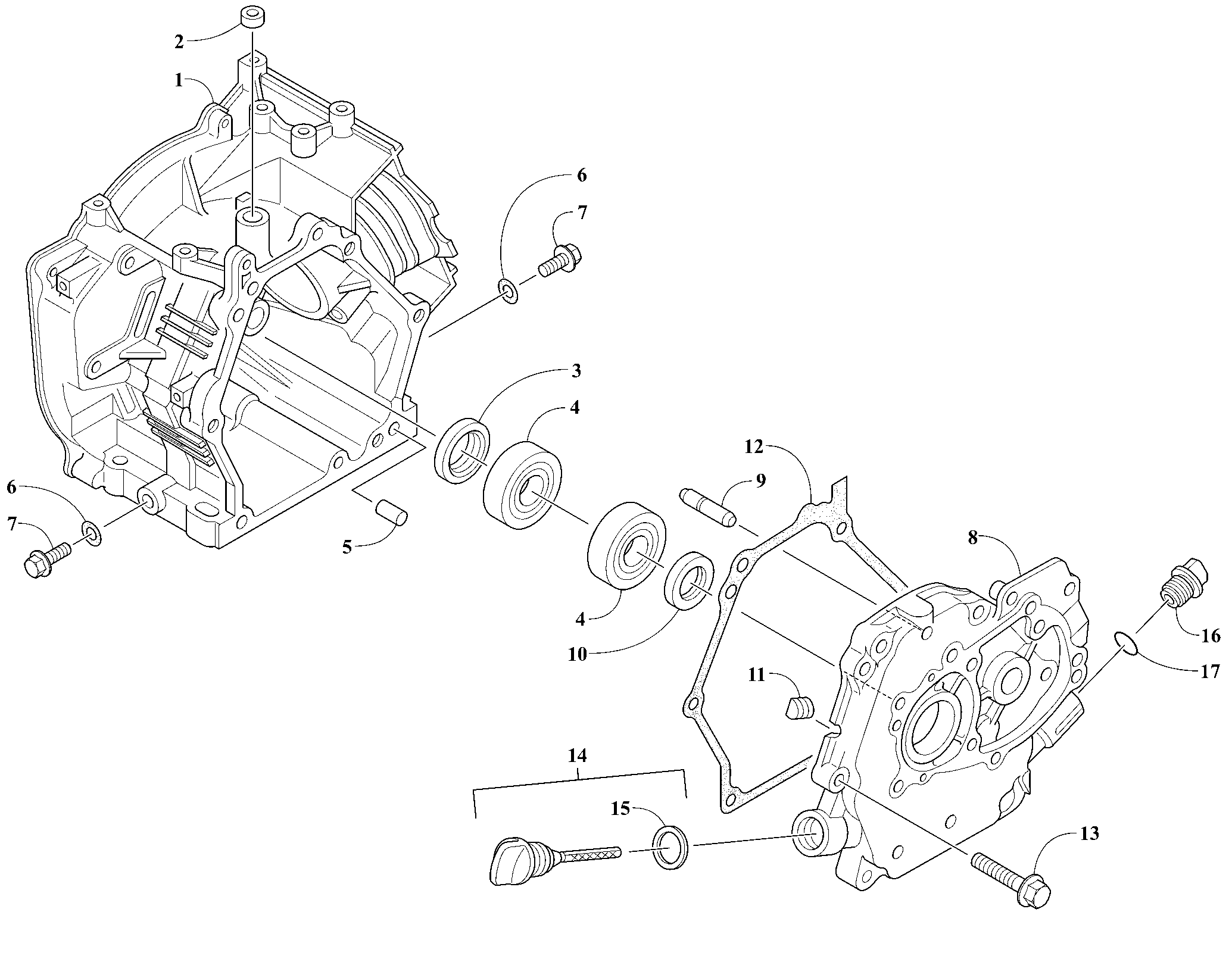 Engine - Crankcase and Cover