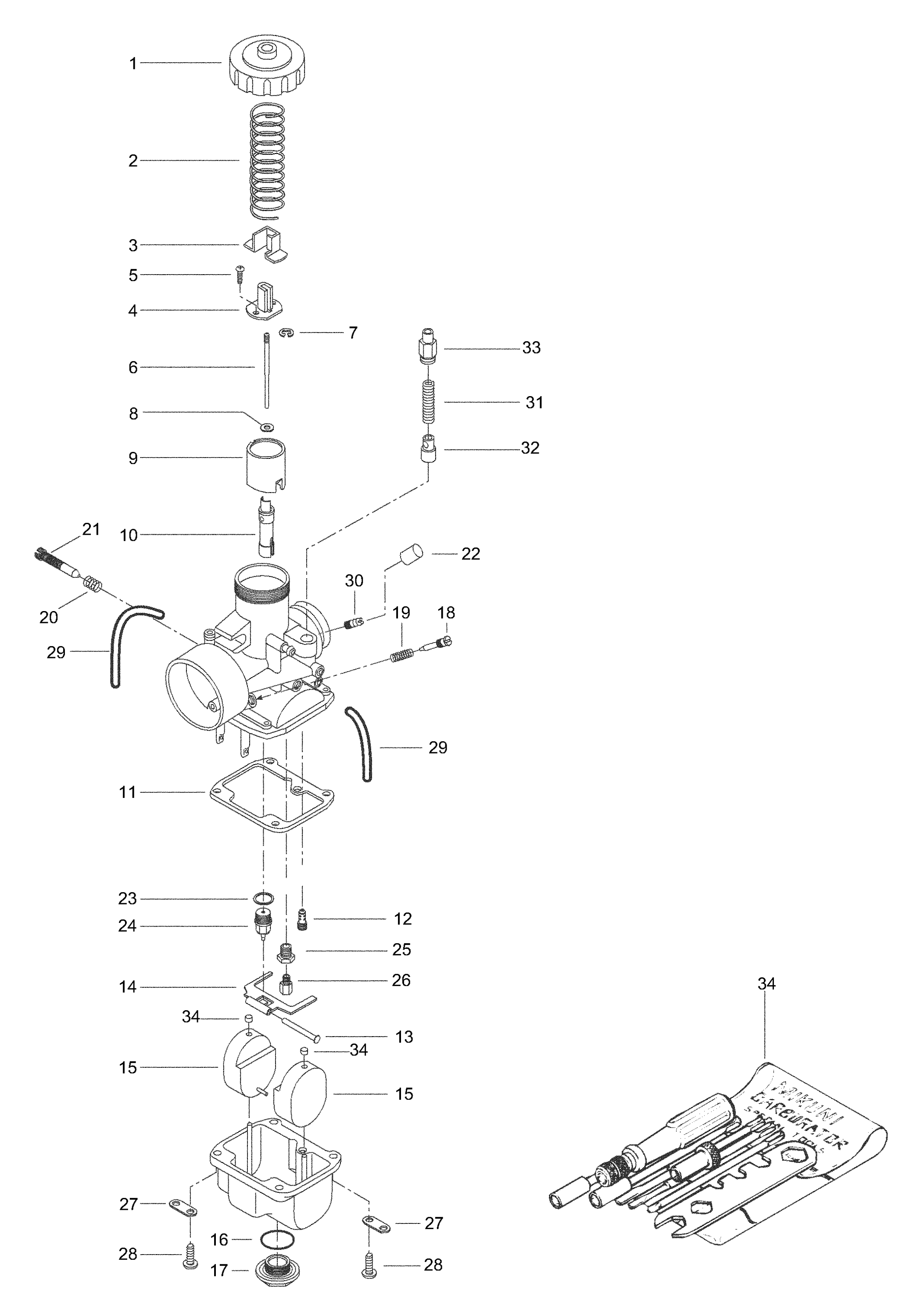 Схема узла: Carburetor