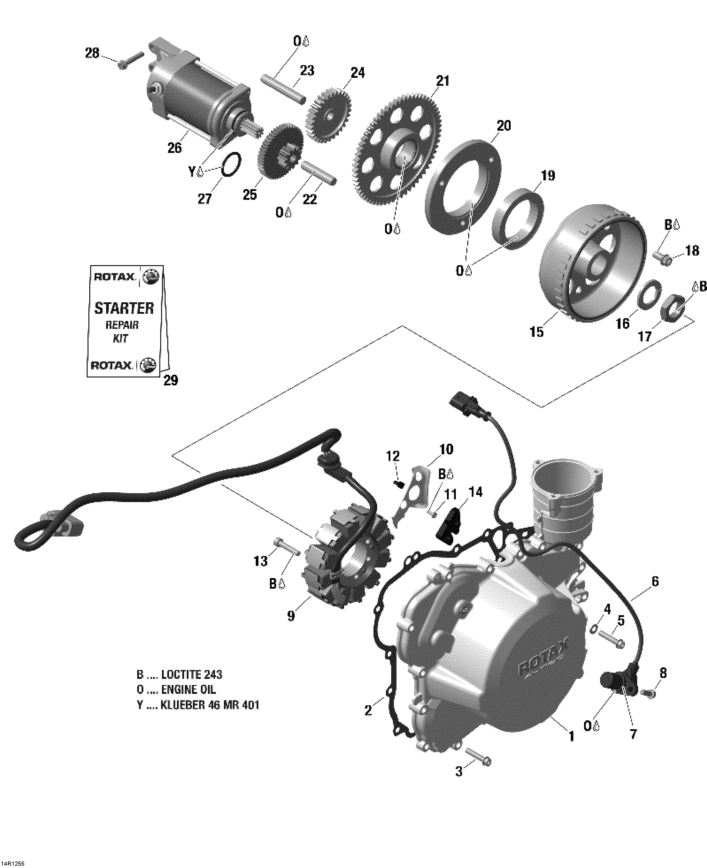 Magneto And Electric Starter