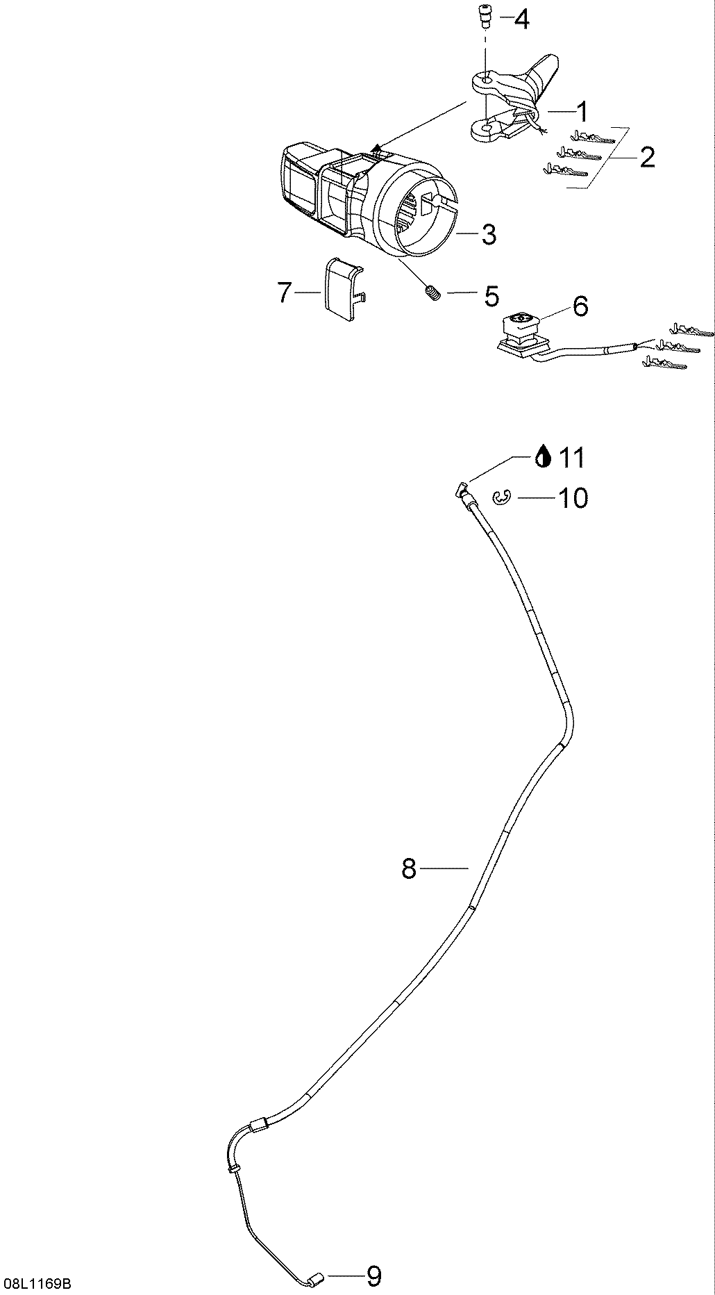 Throttle Handle And Housing