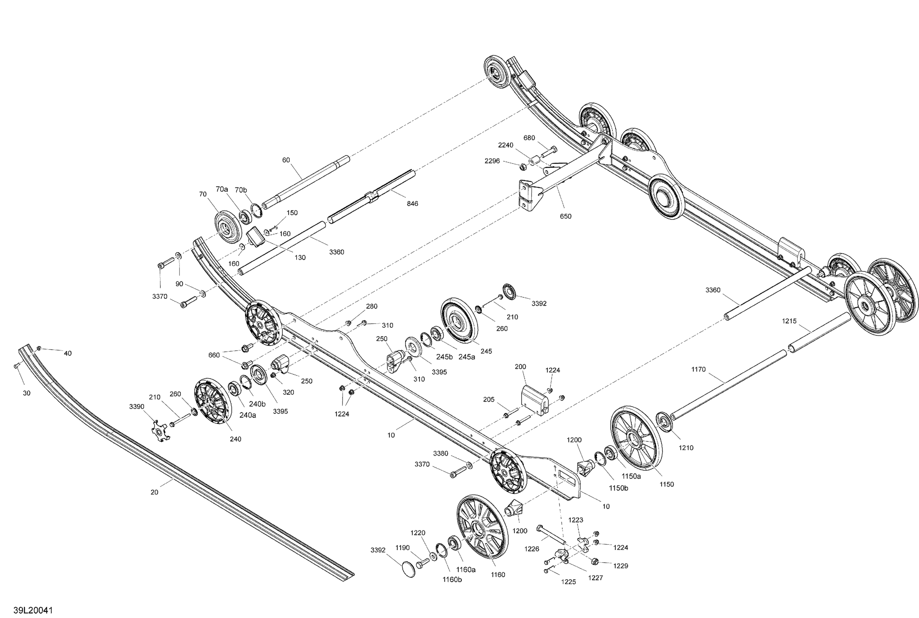 Suspension, Rear - System - Lower Section - Package Alpine