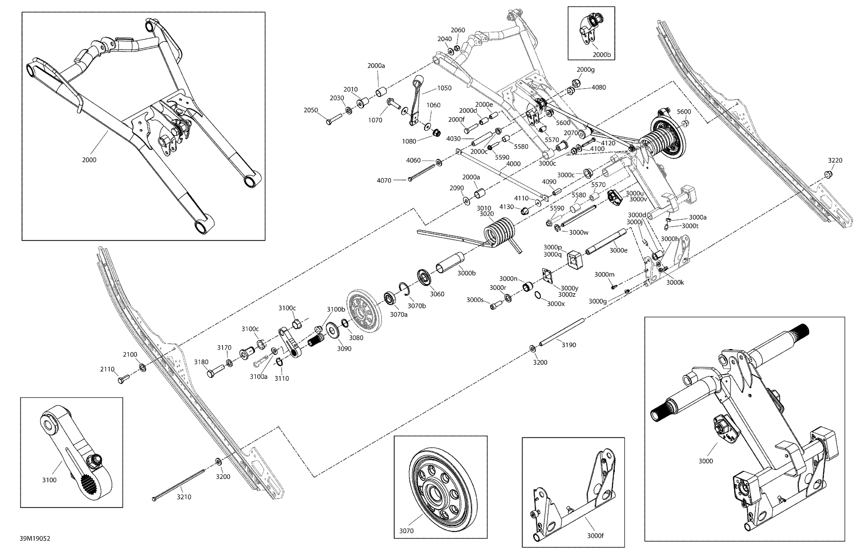 Rear Suspension - Adrenaline - Upper Section