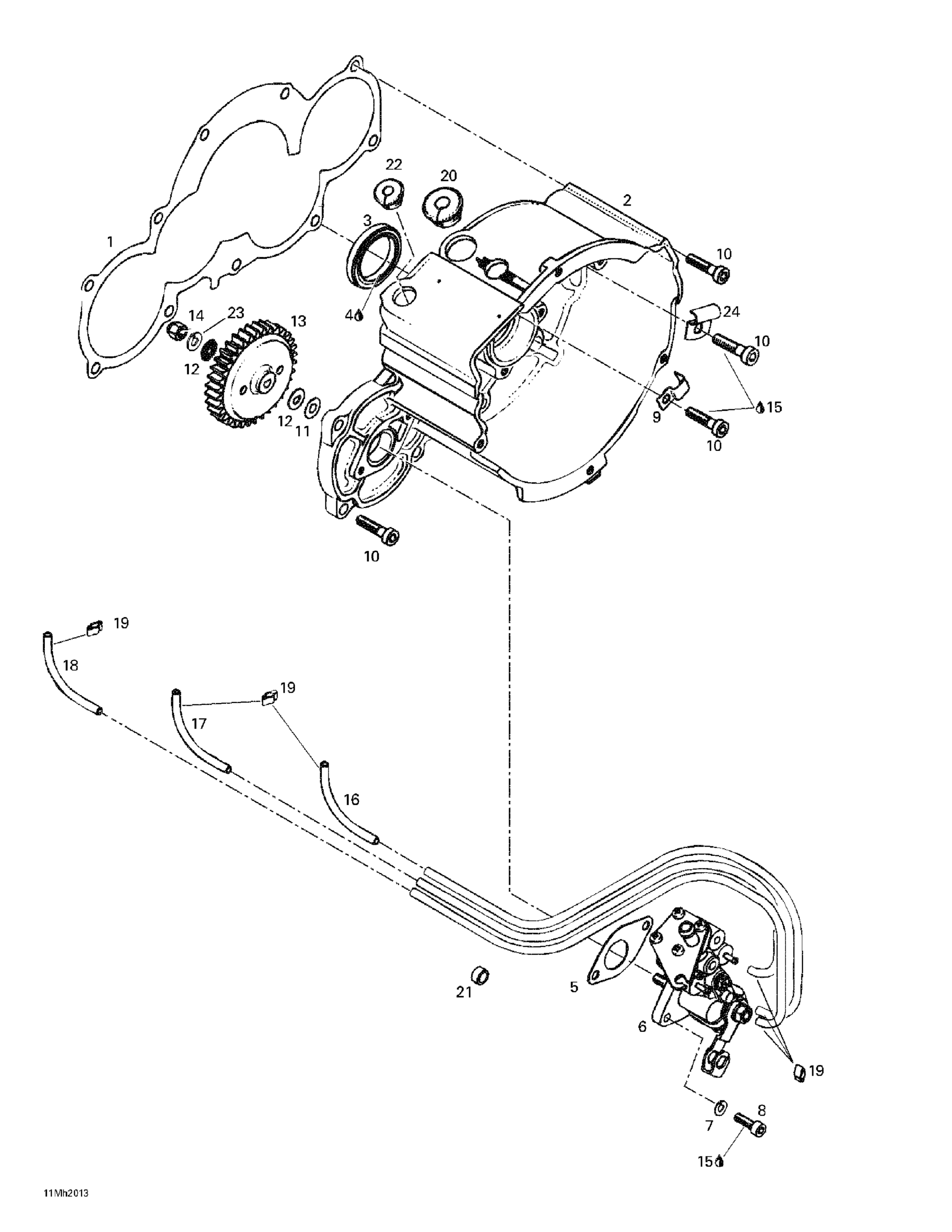 Ignition Housing Oil Pump