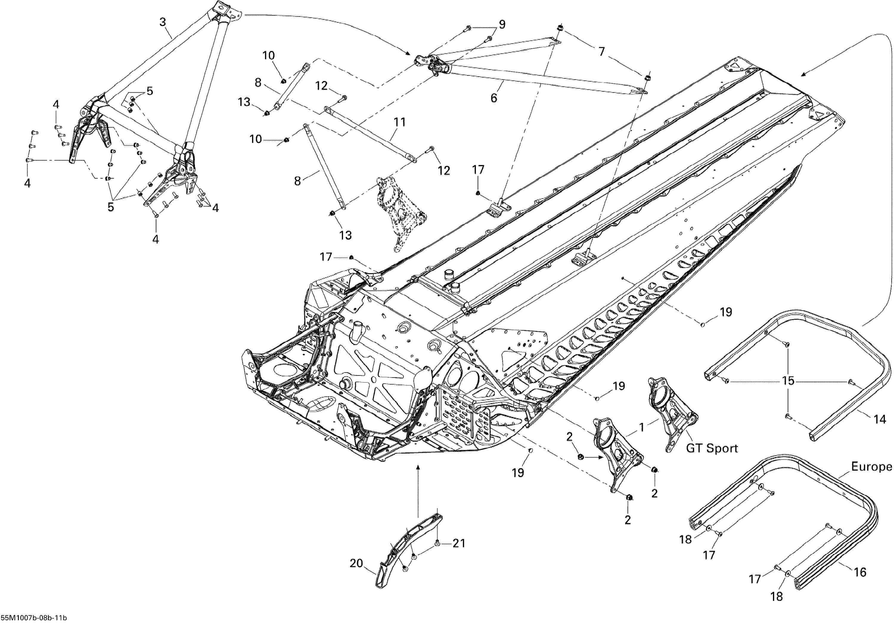 Frame and Components 2- Backcountry X