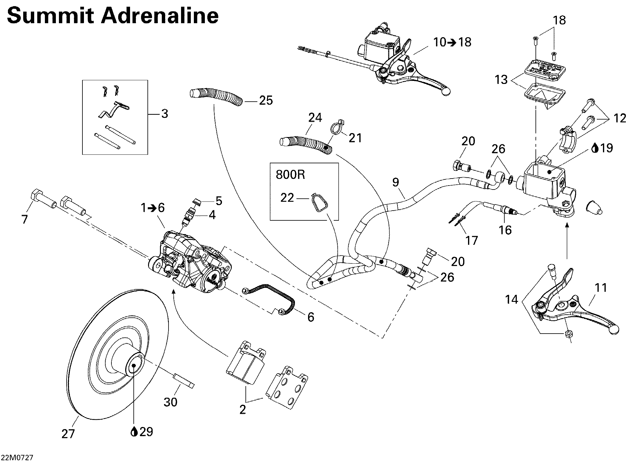 Hydraulic Brakes 800R