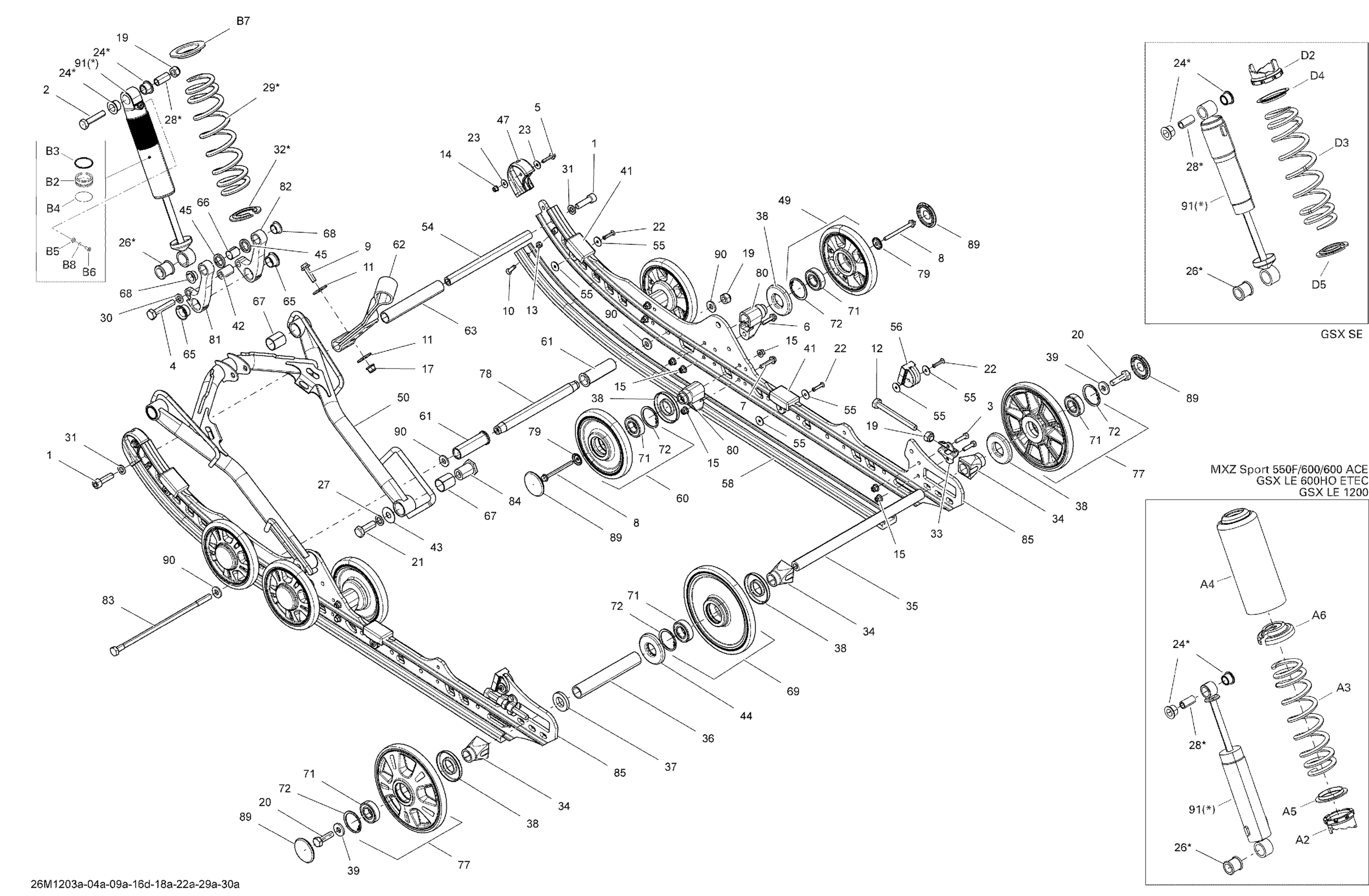 Rear Suspension Front Arm And Base