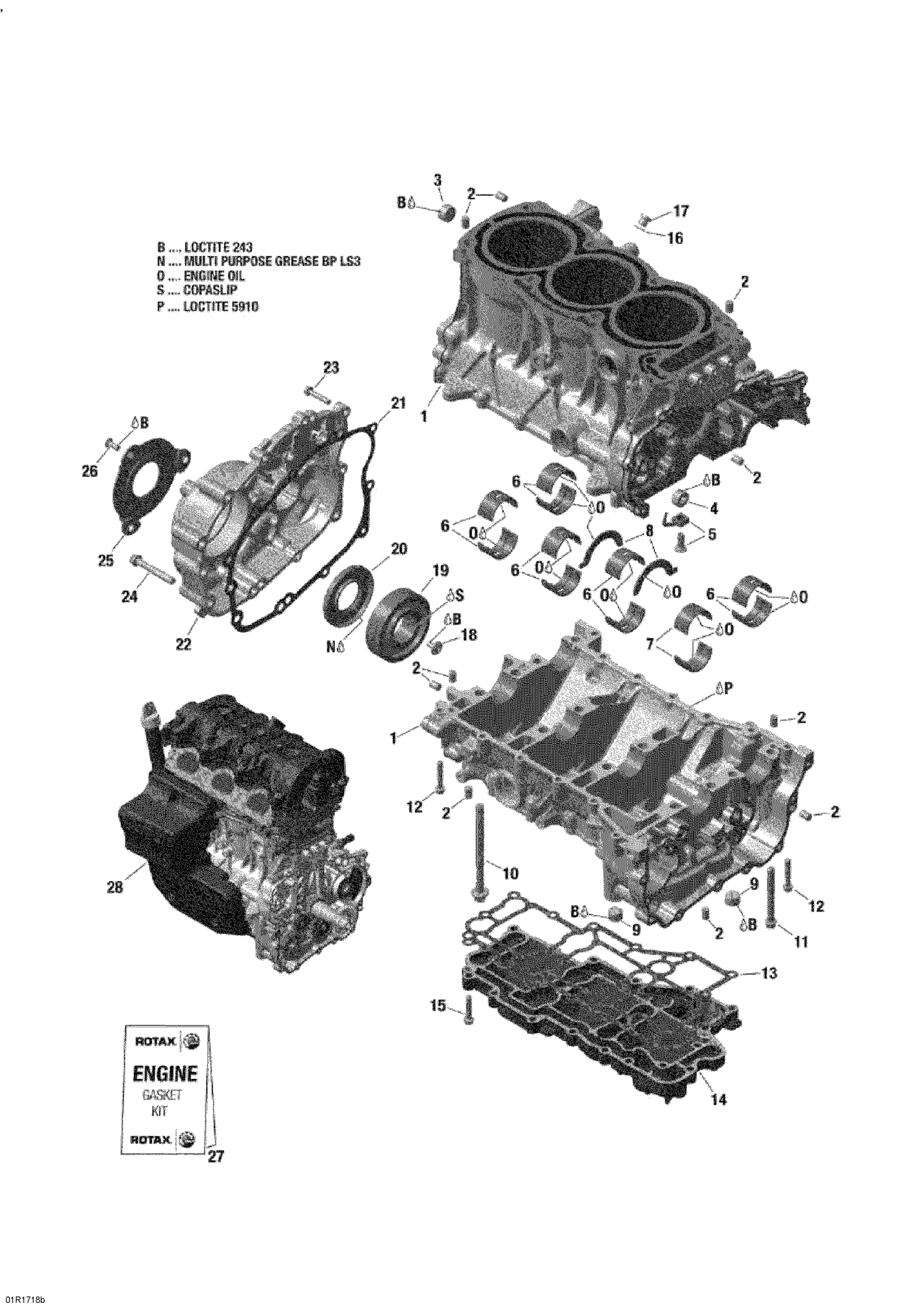 Engine Block - 1200 4-TEC