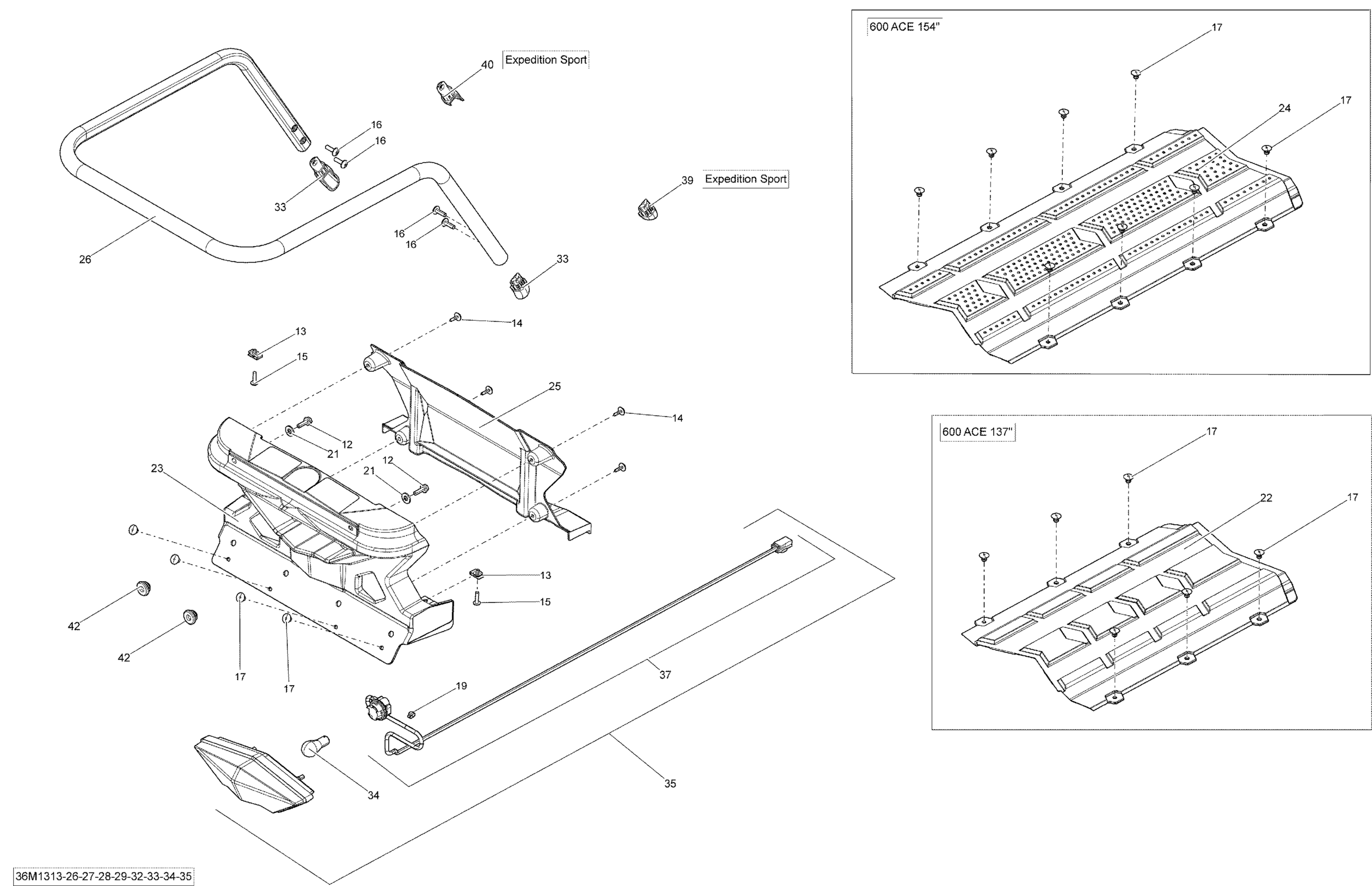 Схема узла: Luggage Rack LT