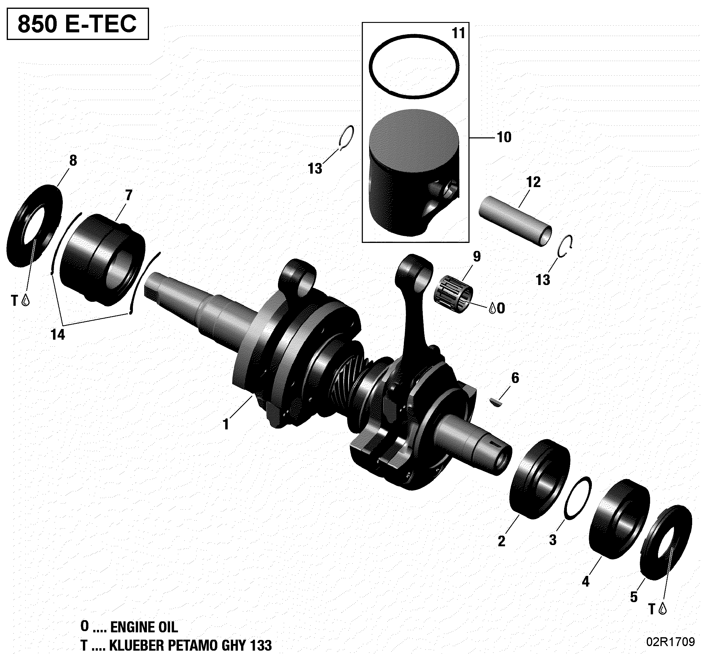 Crankshaft And Pistons - All Models