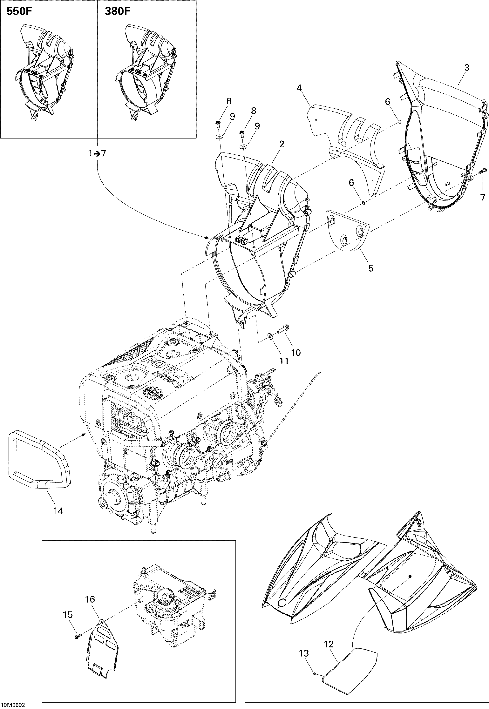 Схема узла: Cooling System GSX (380F)