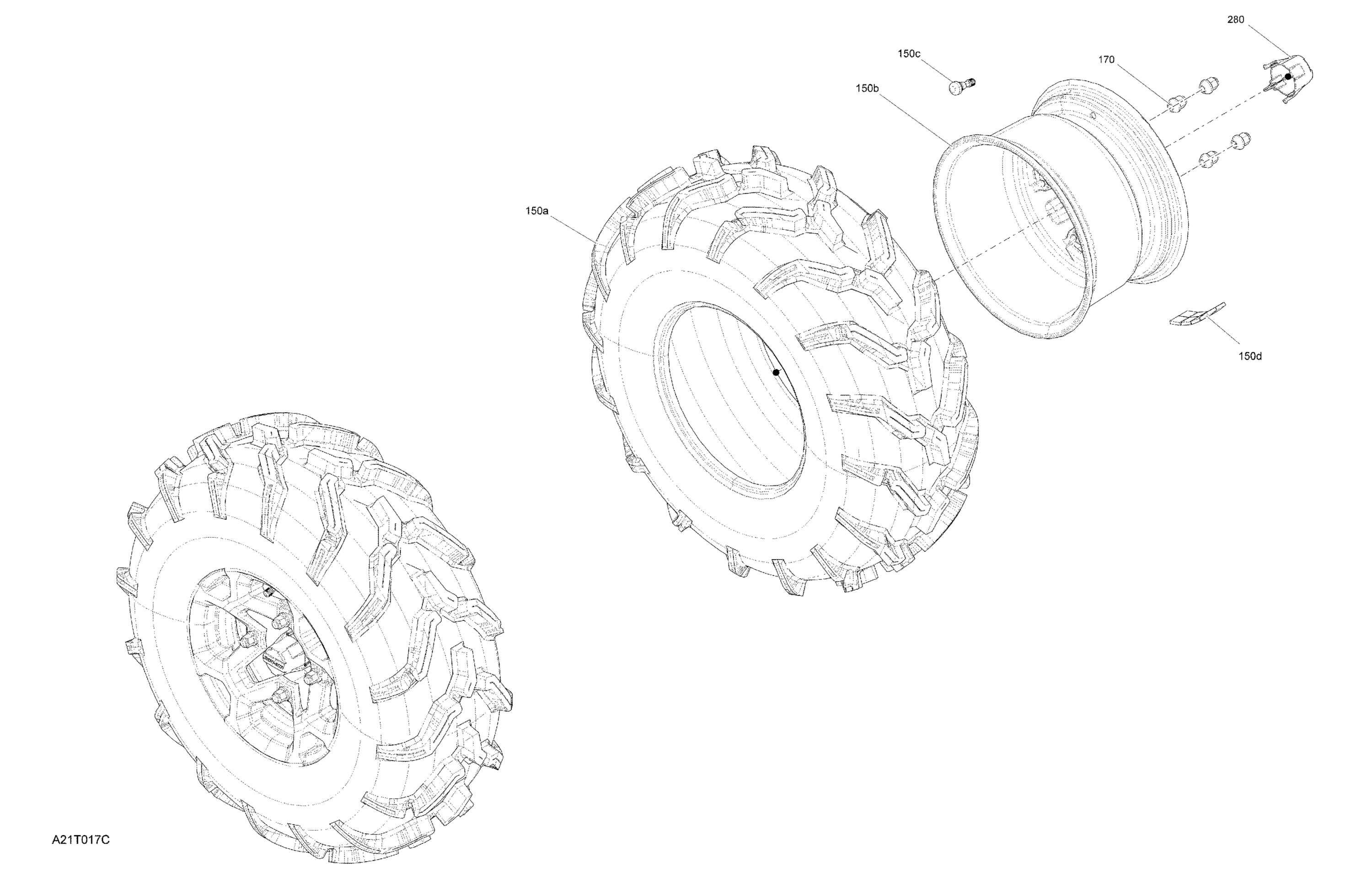 Drive - Rear Section - Wheels - XU+