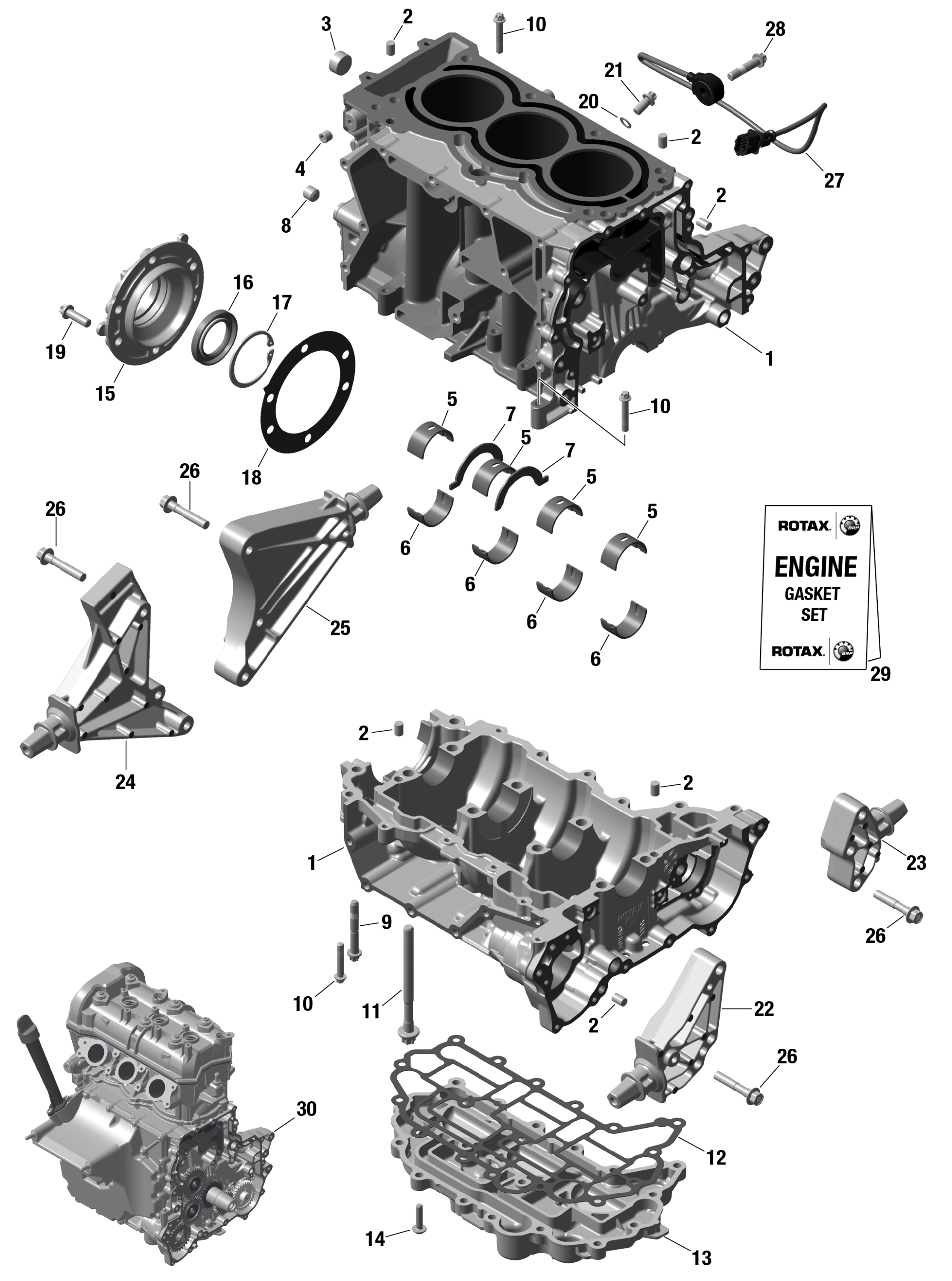 ROTAX - Crankcase