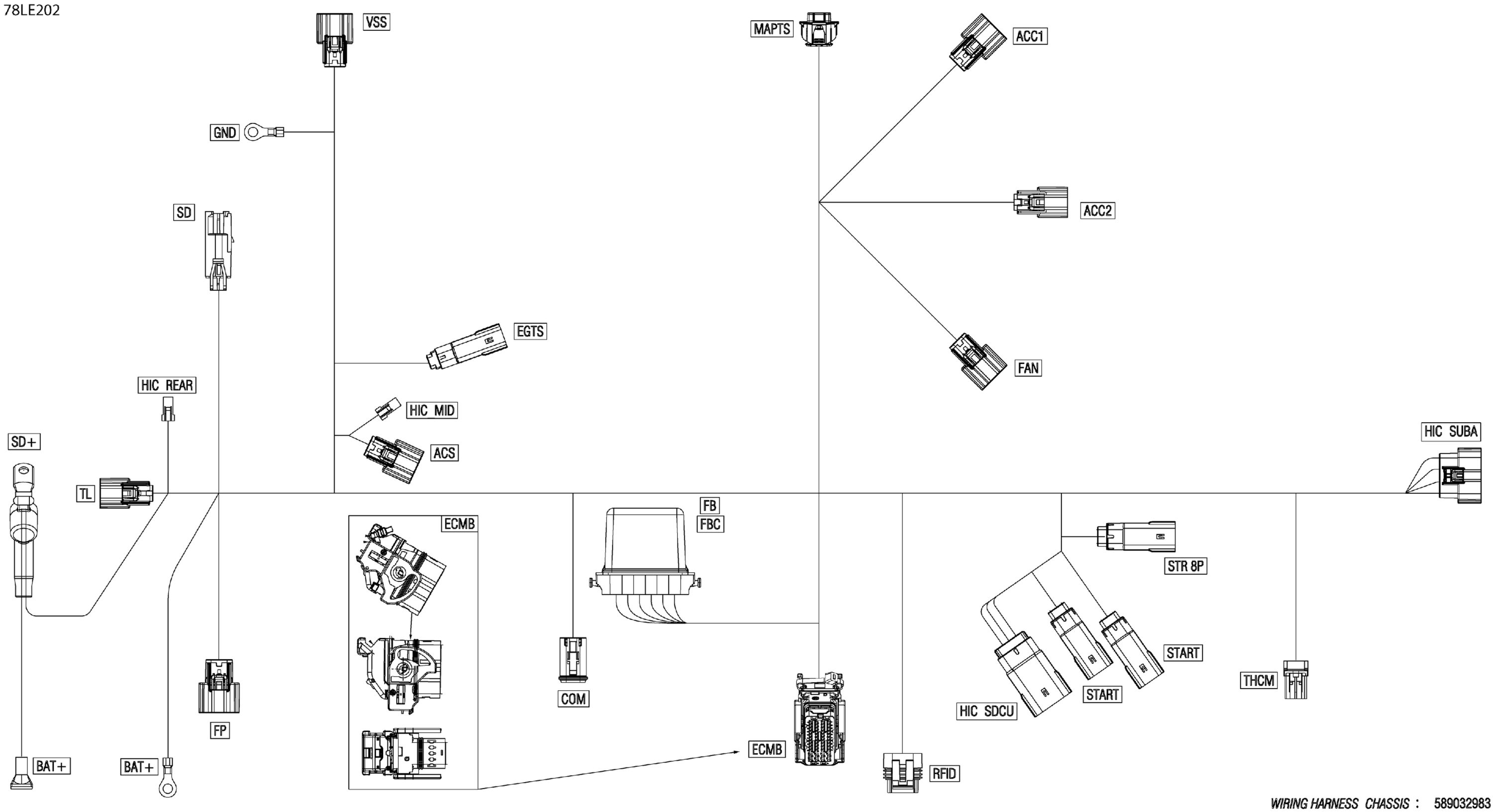 Electric - Main Harness - 515179387