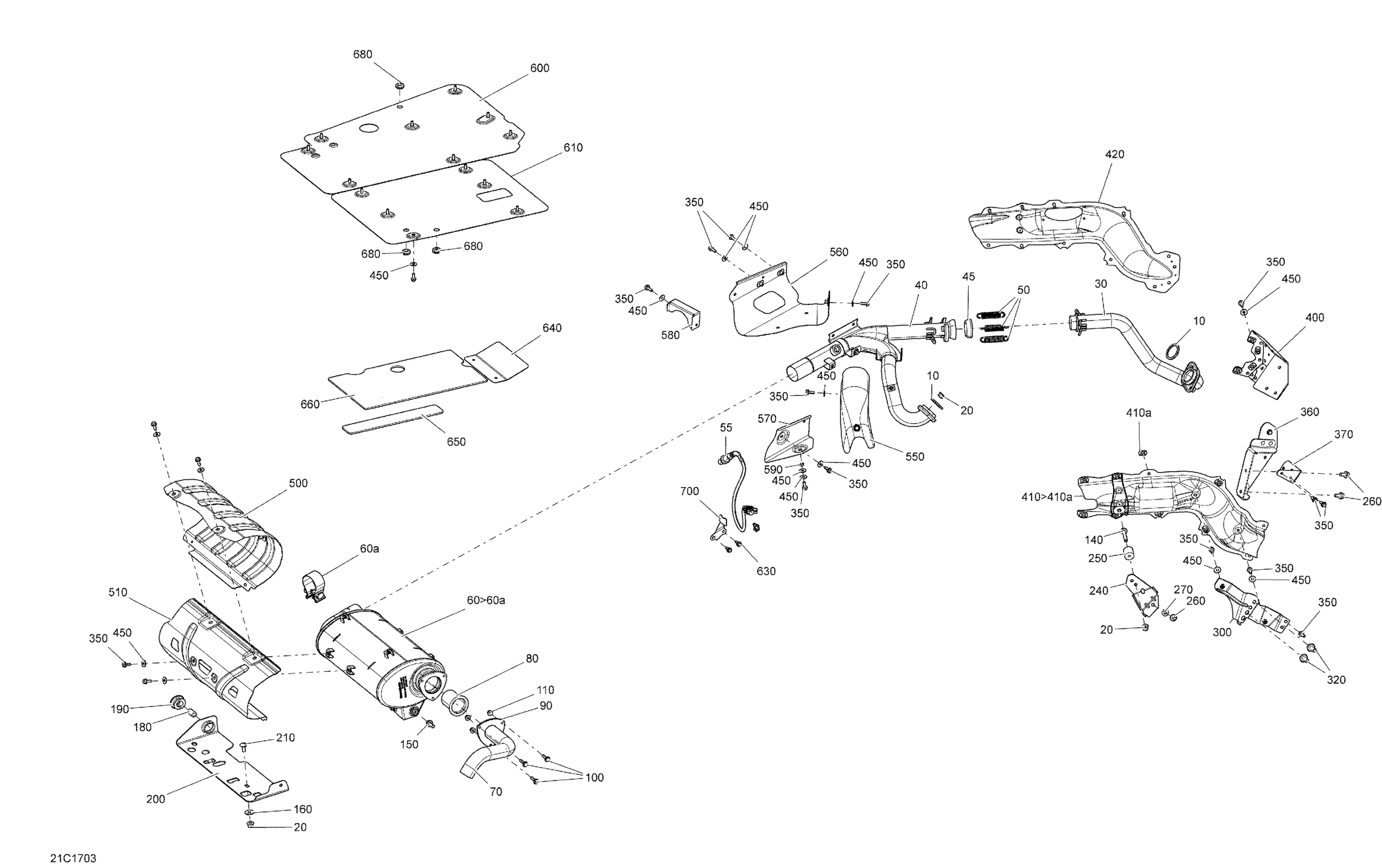 Exhaust System - Before December