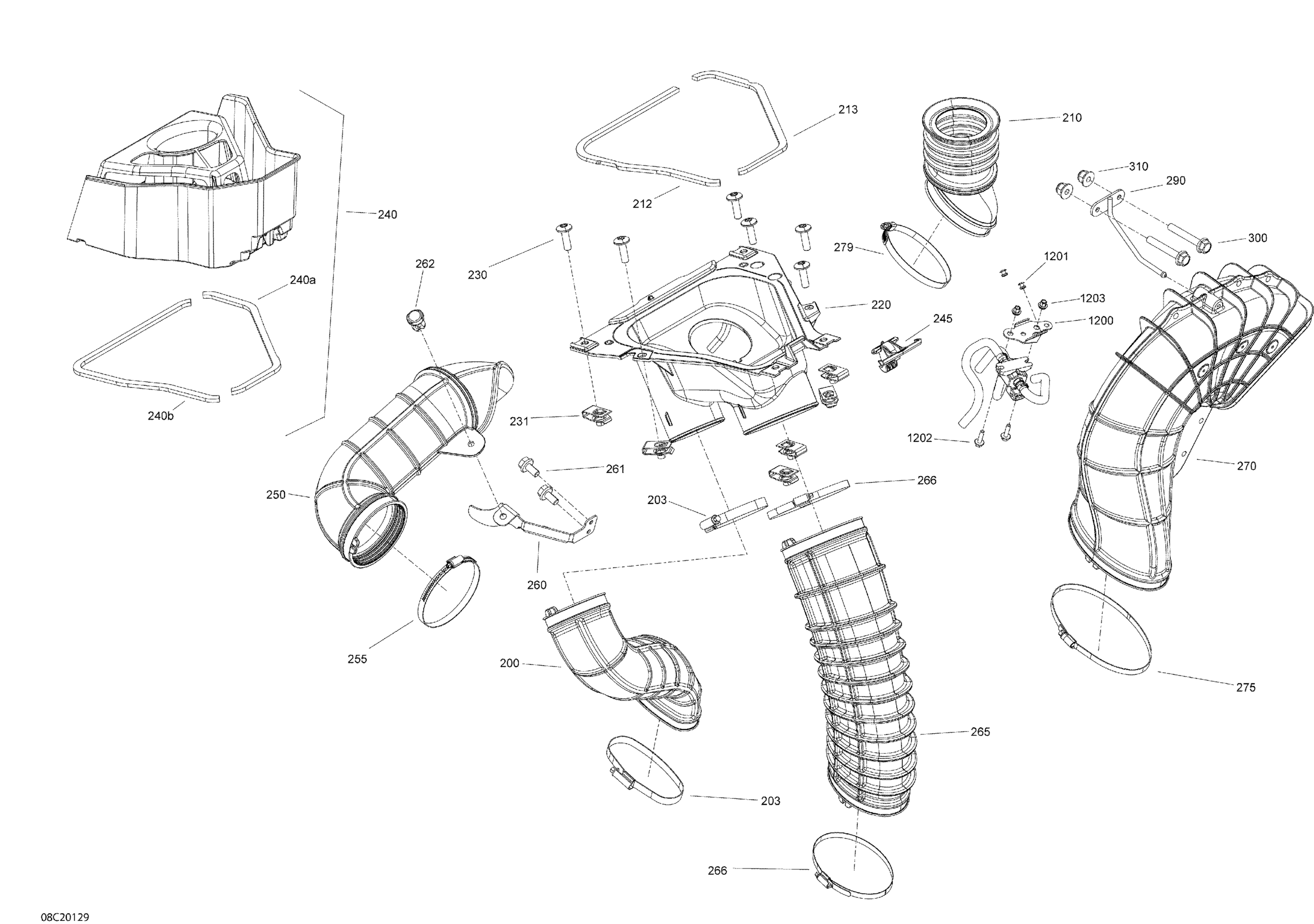 Engine - Vehicule - Air Duct