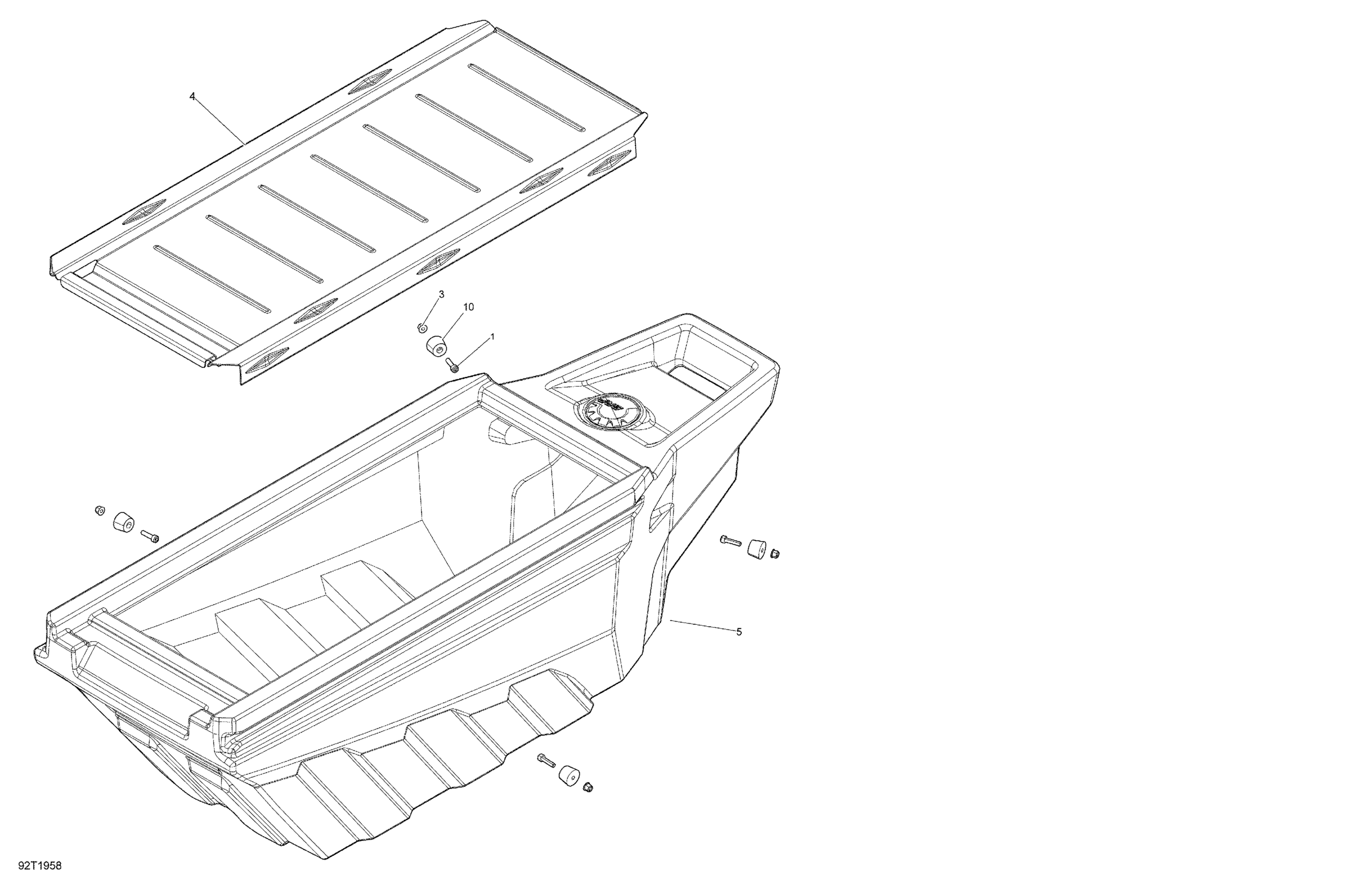 Схема узла: Option Drawer Box Kit