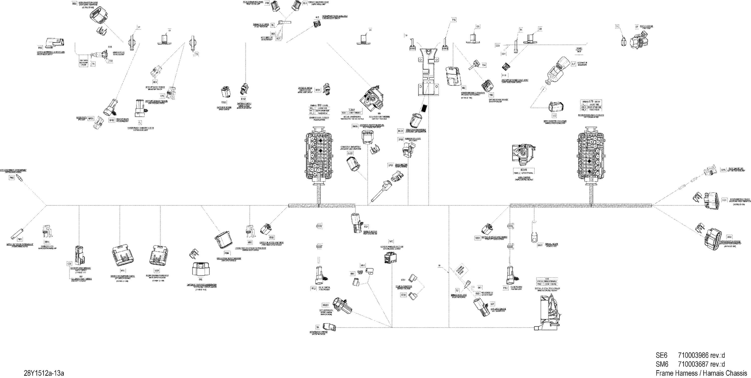 Схема узла: Electrical Harness Frame_28Y1512a