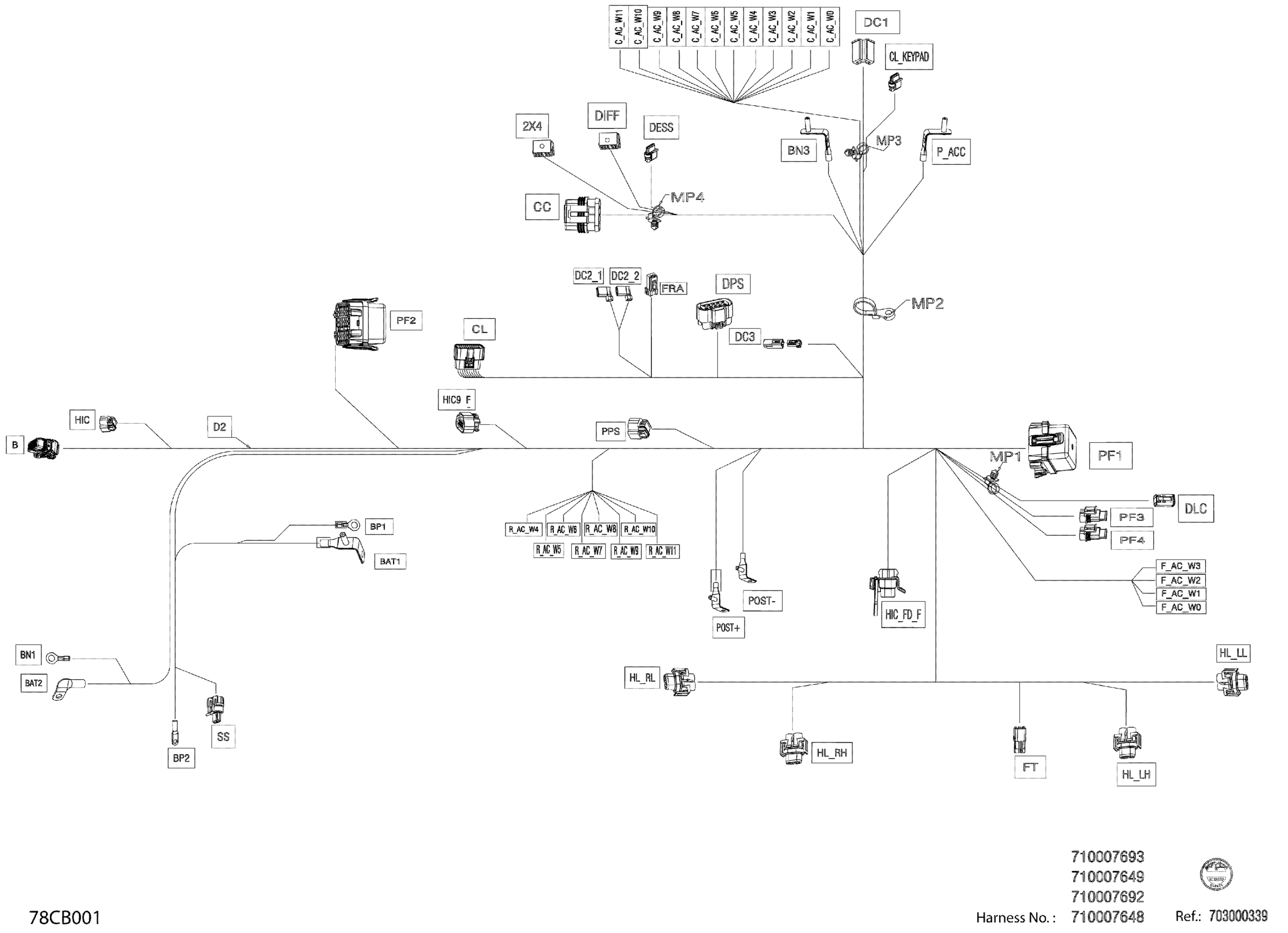 Electric - Main Harness