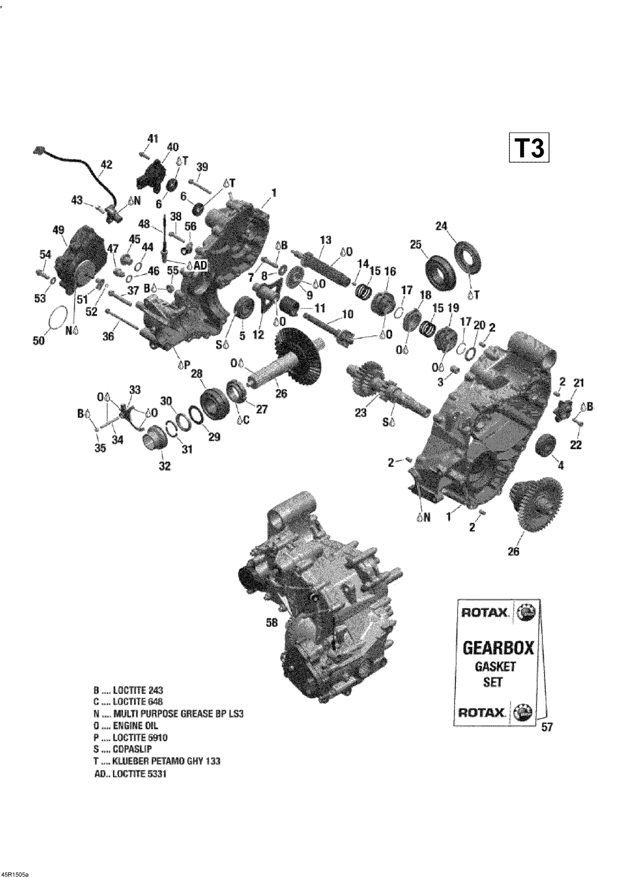 Схема узла: Gear Box 1_T3 Package