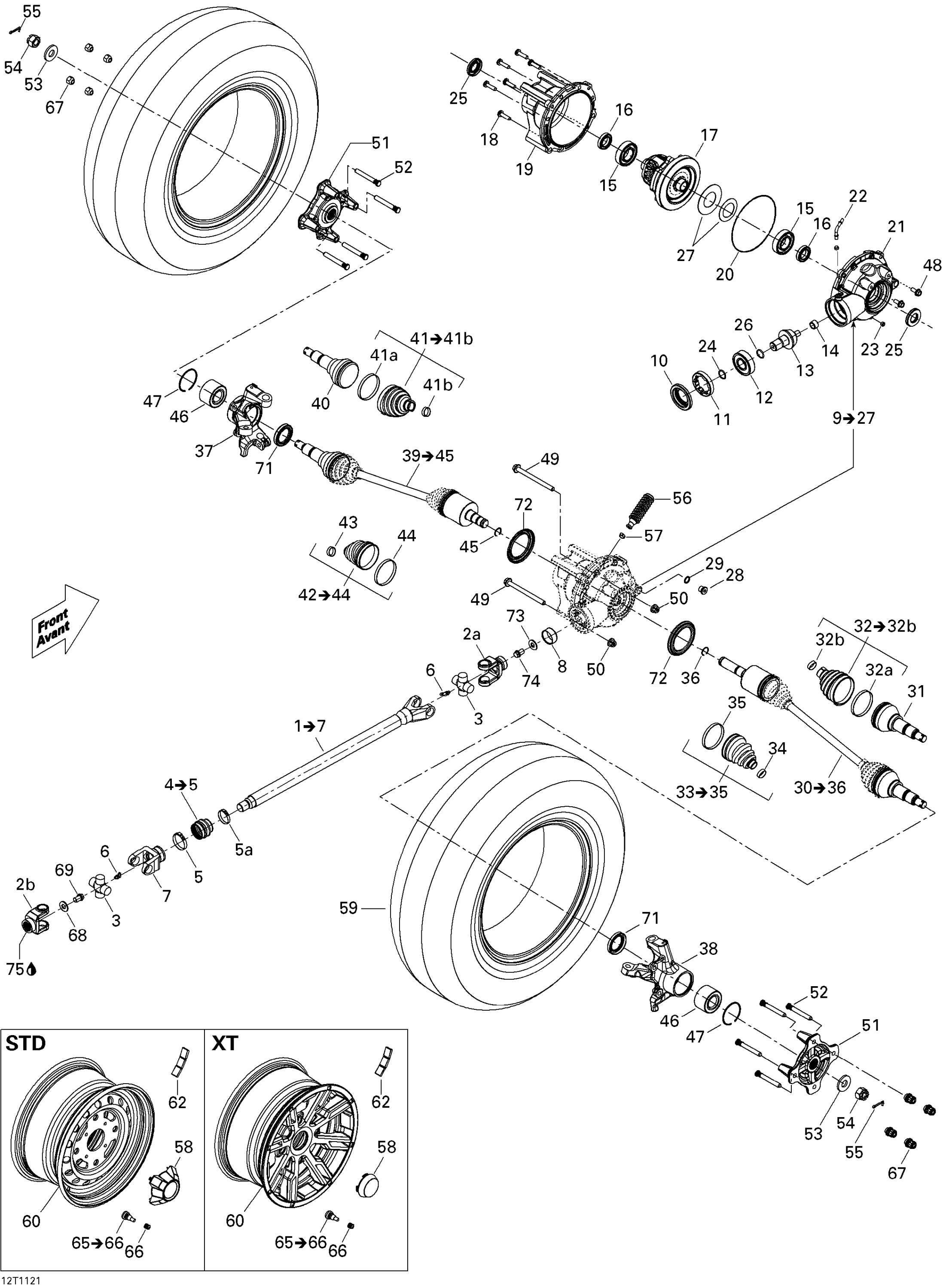 Drive System, Front