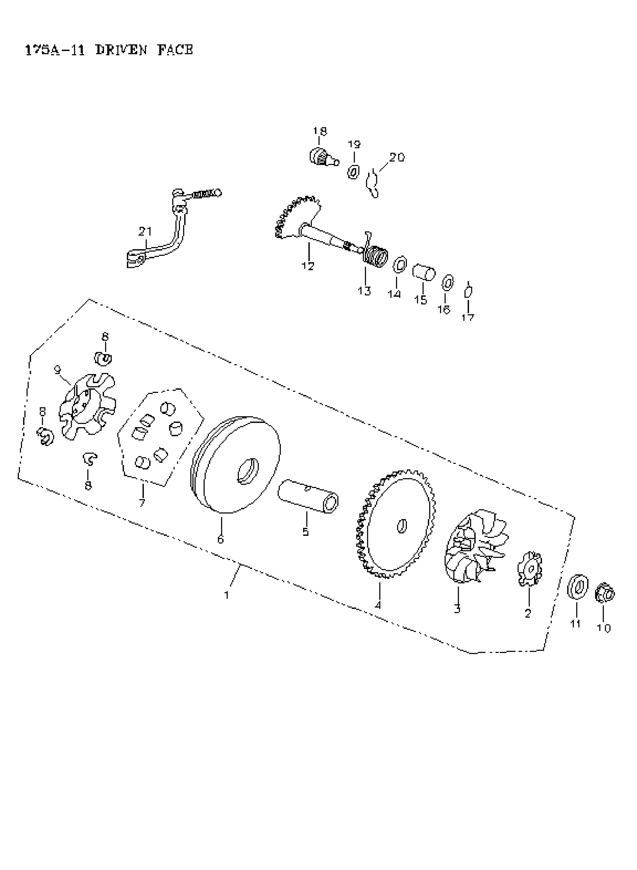 Drive Pulley, Kick Start