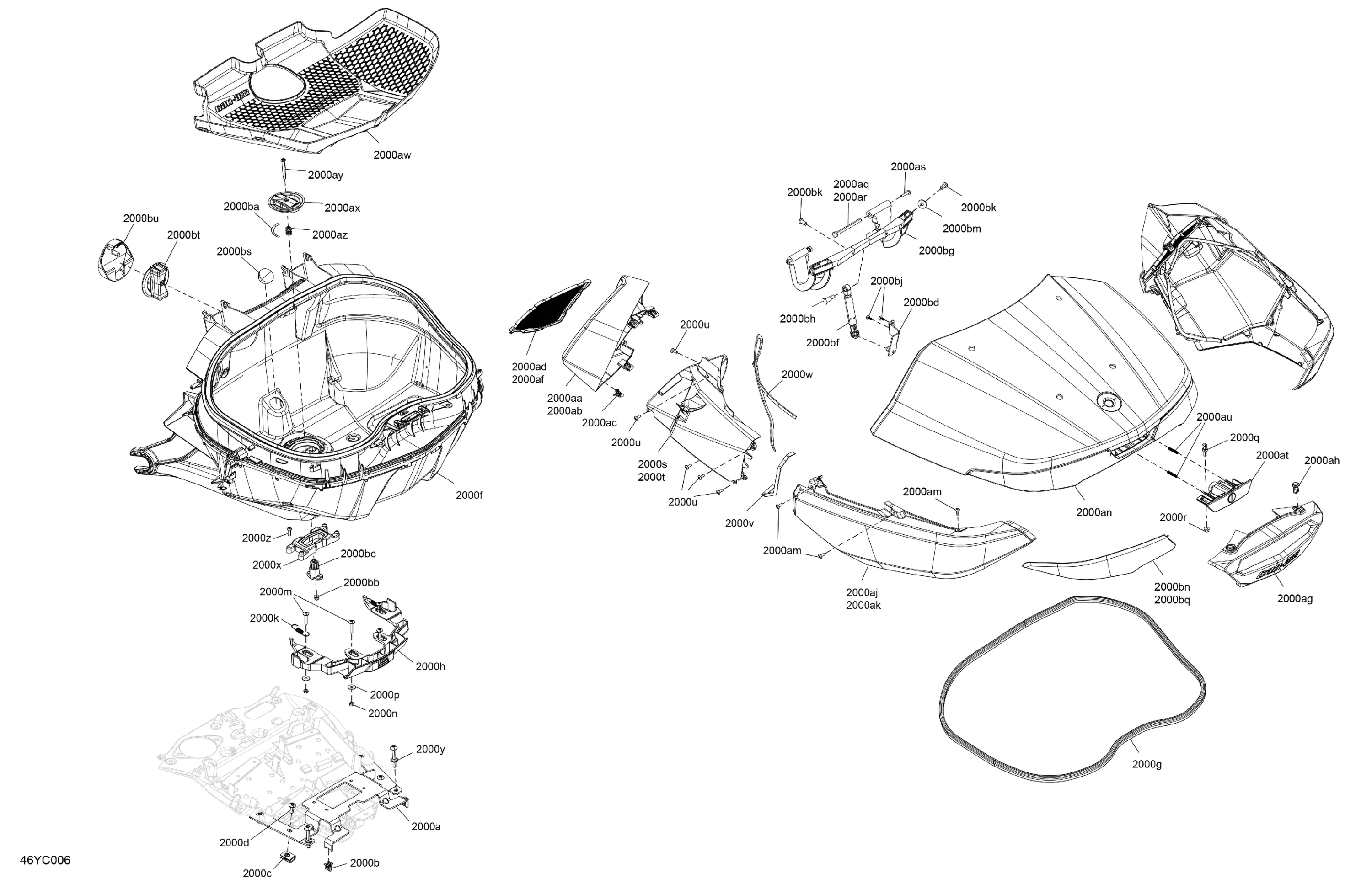 Схема узла: Body - Top Cargo Box