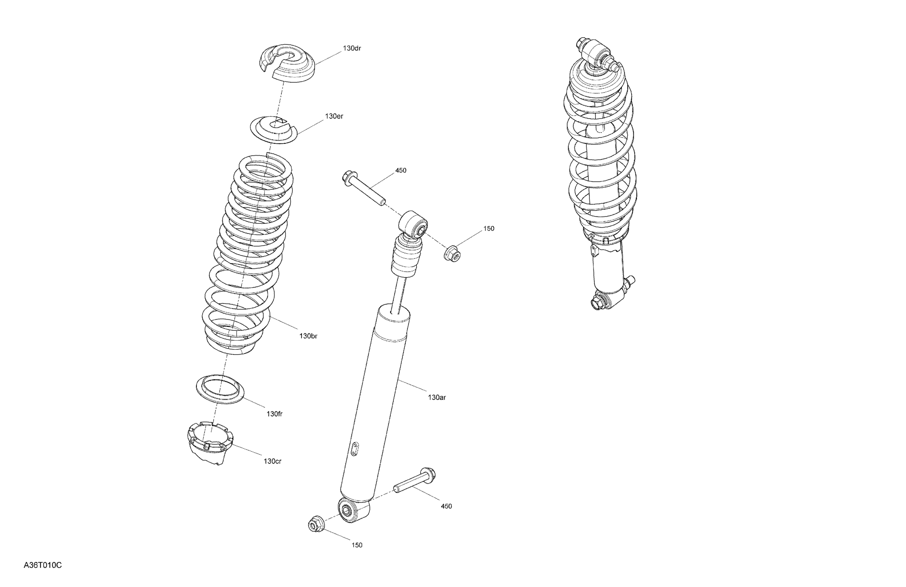 Suspension - Shocks - Rear Section - XU