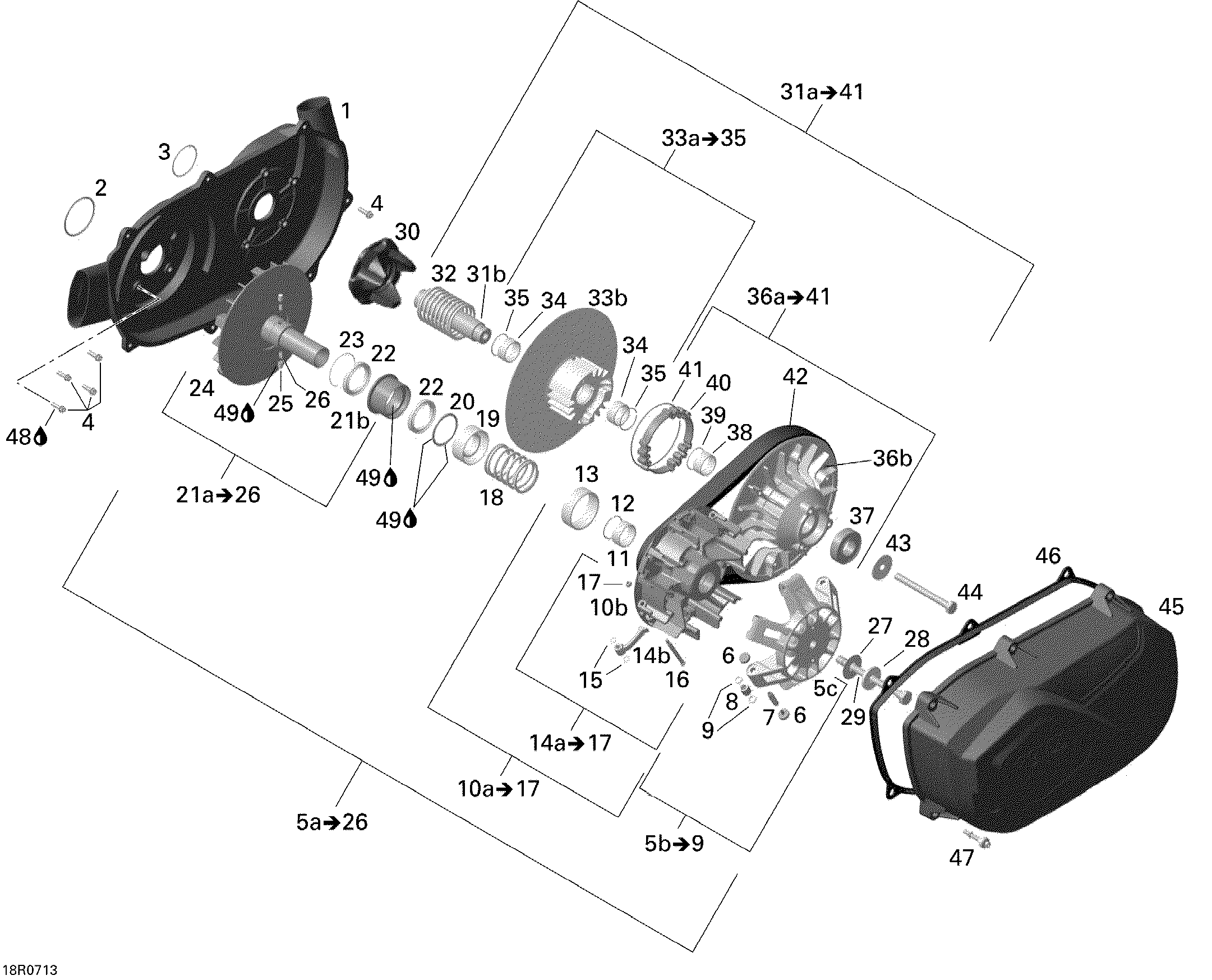 Transmission Outlander 800EFI