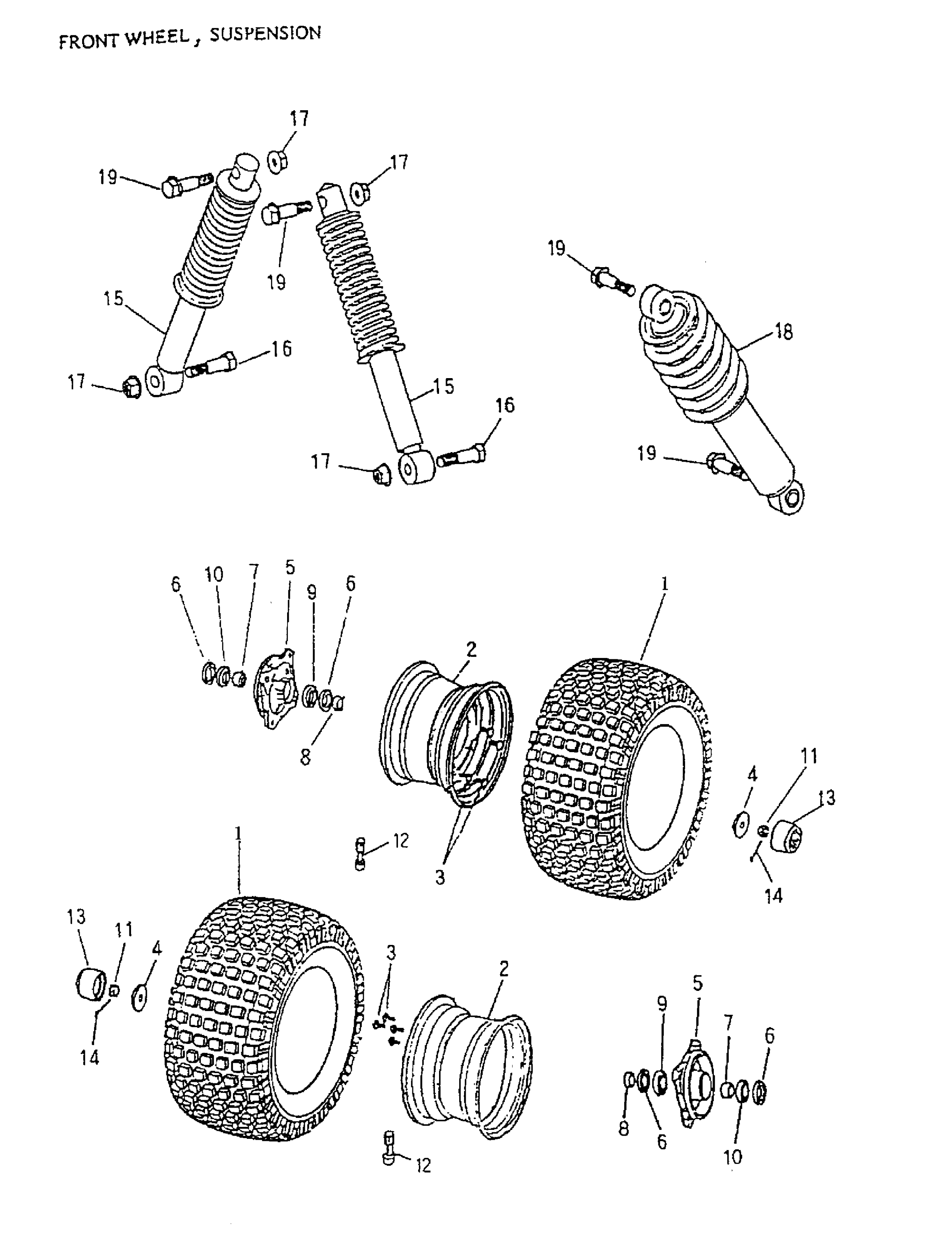 Front Wheel, Suspension