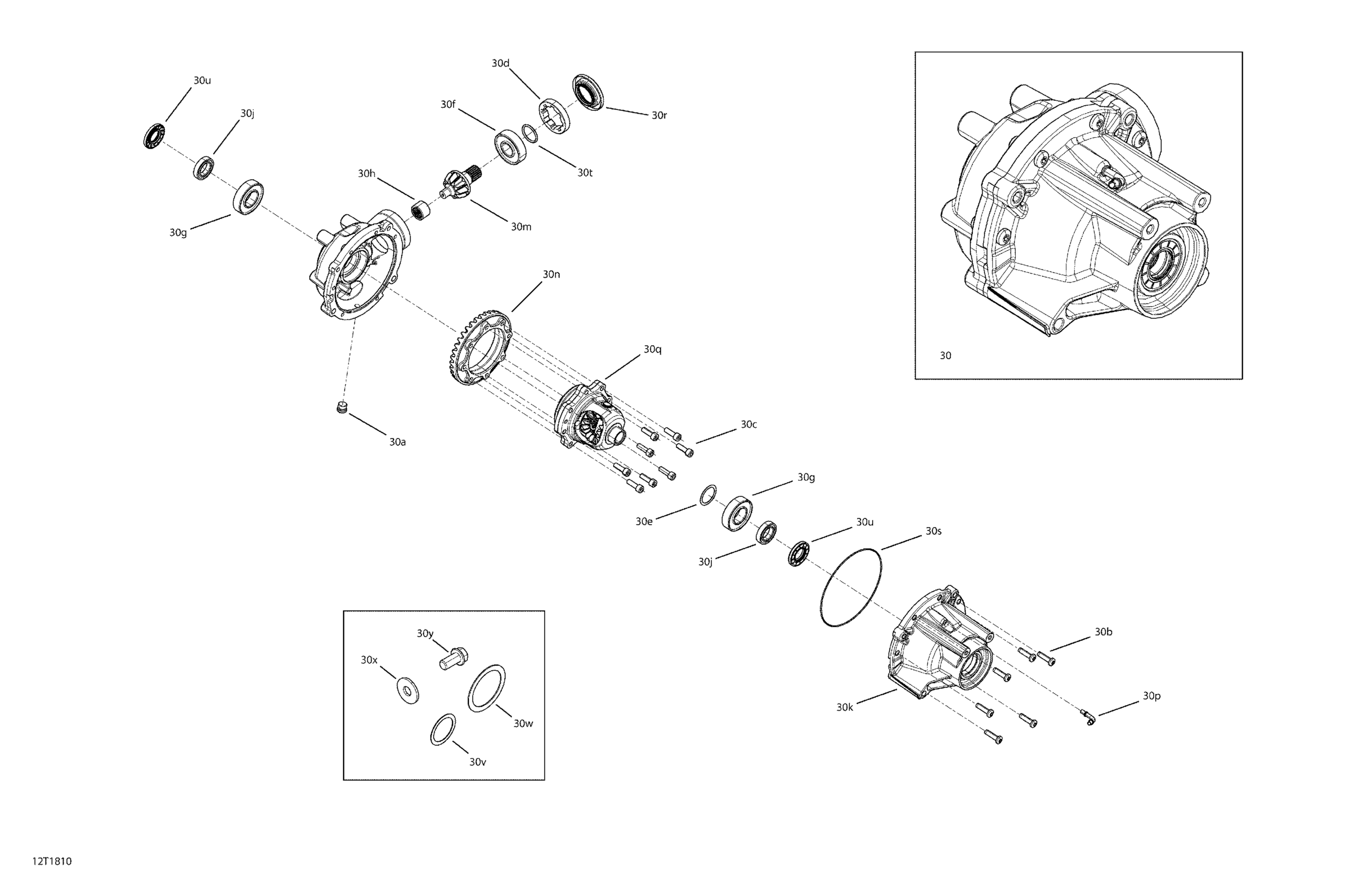 Front Drive - Differential Parts