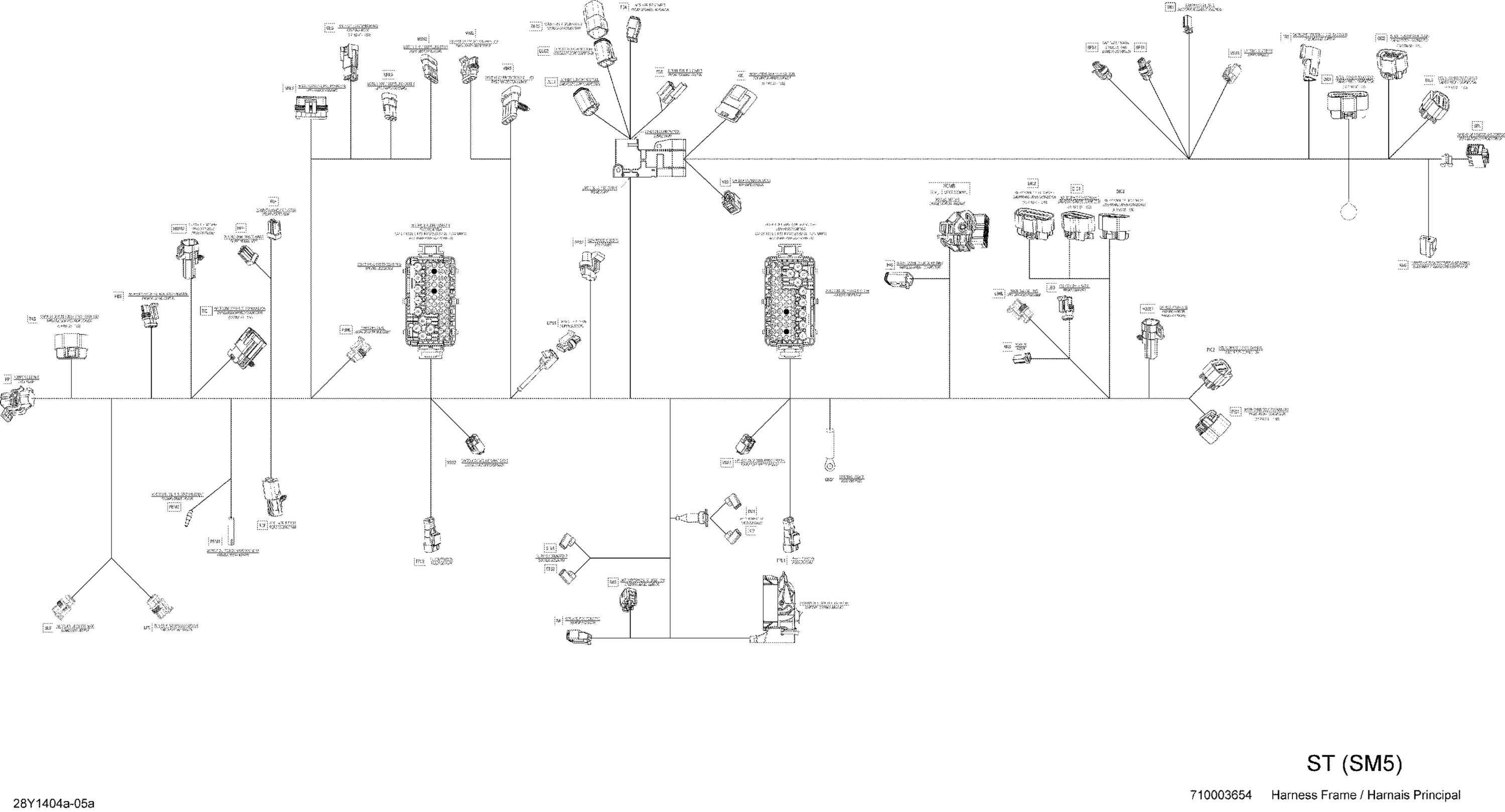 Схема узла: Frame Harness SM5_28Y1405a