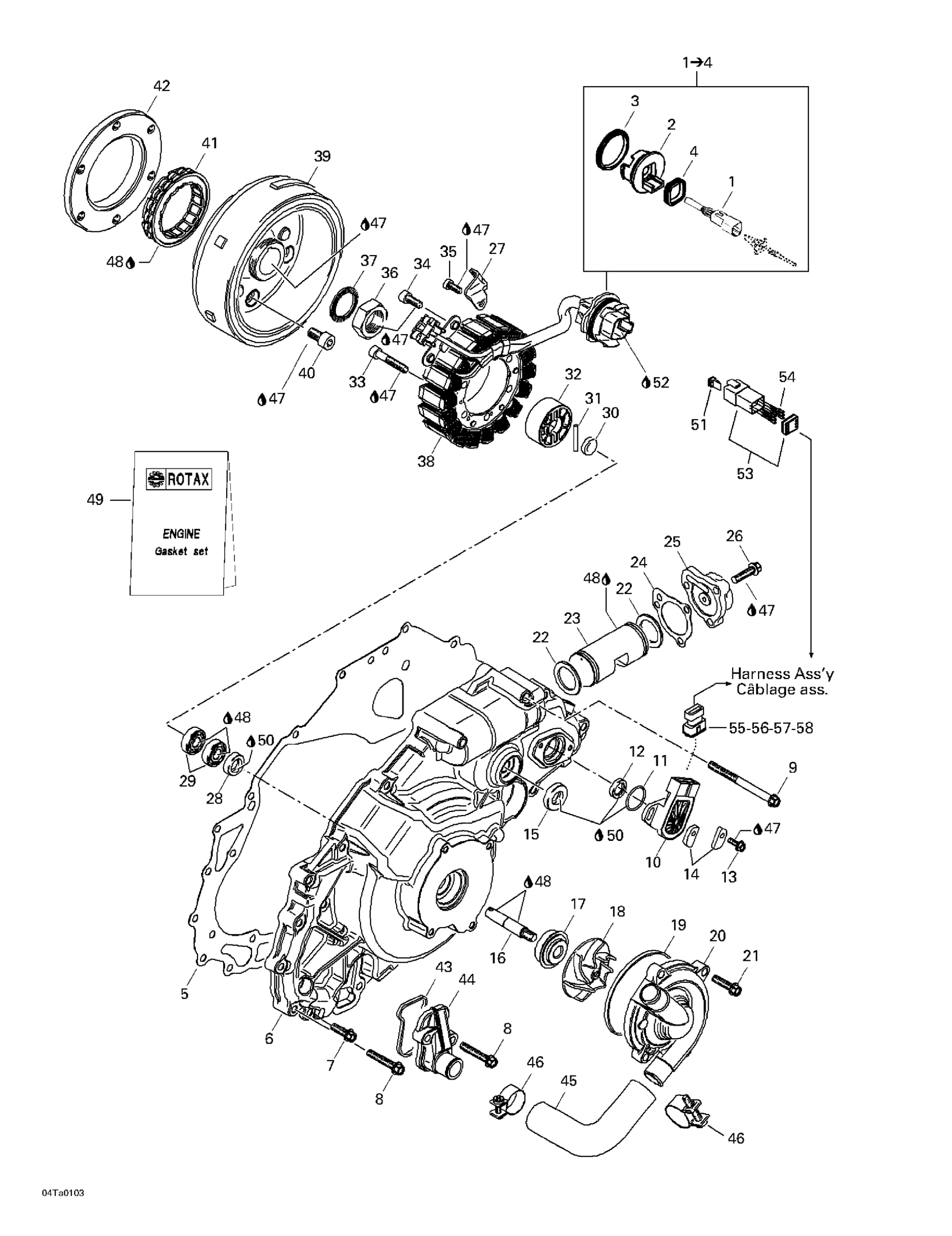 Ignition And Water Pump