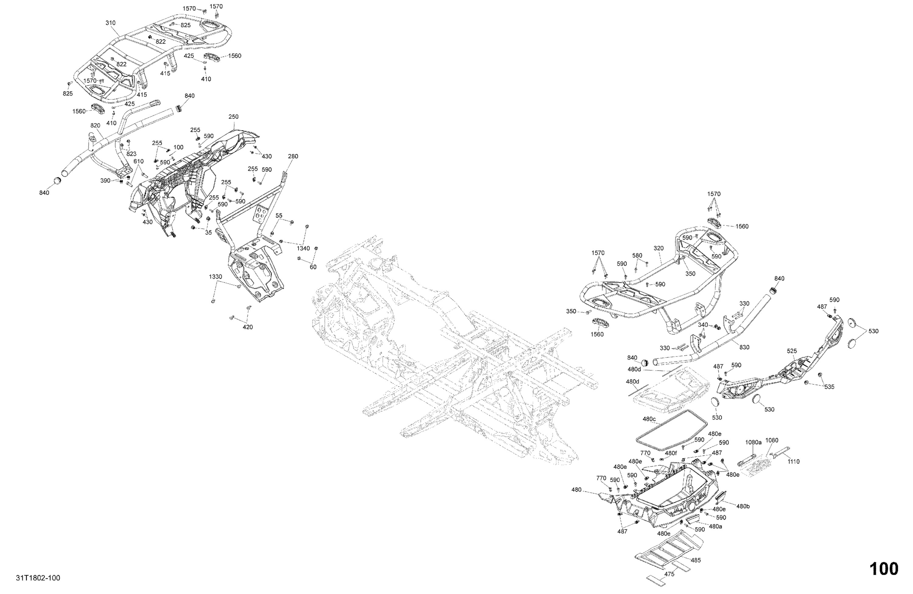 Body And Accessories G2 450-570 Front Rear Body Parts - Package Hunting