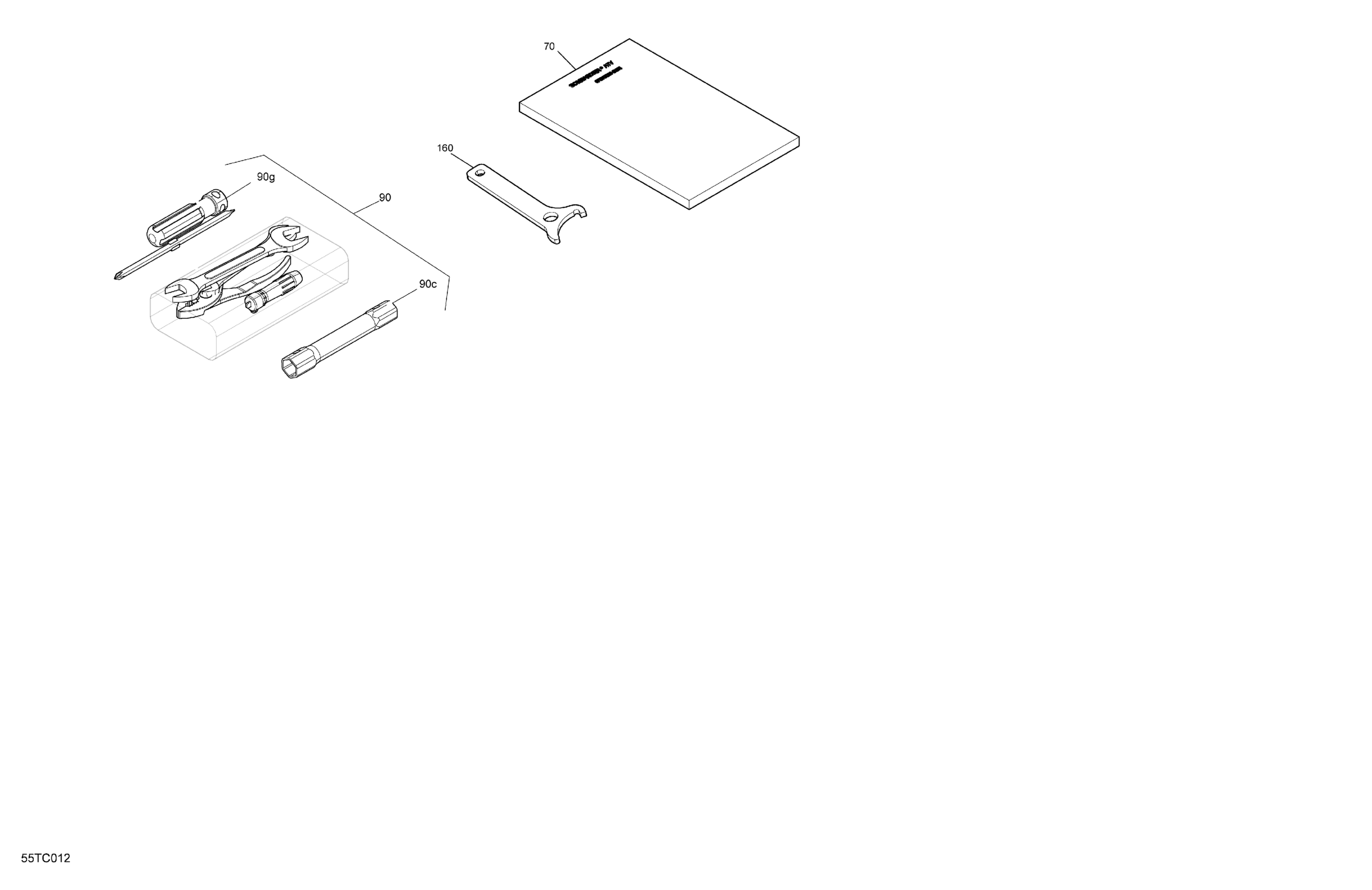 Body - Front Storage Tray