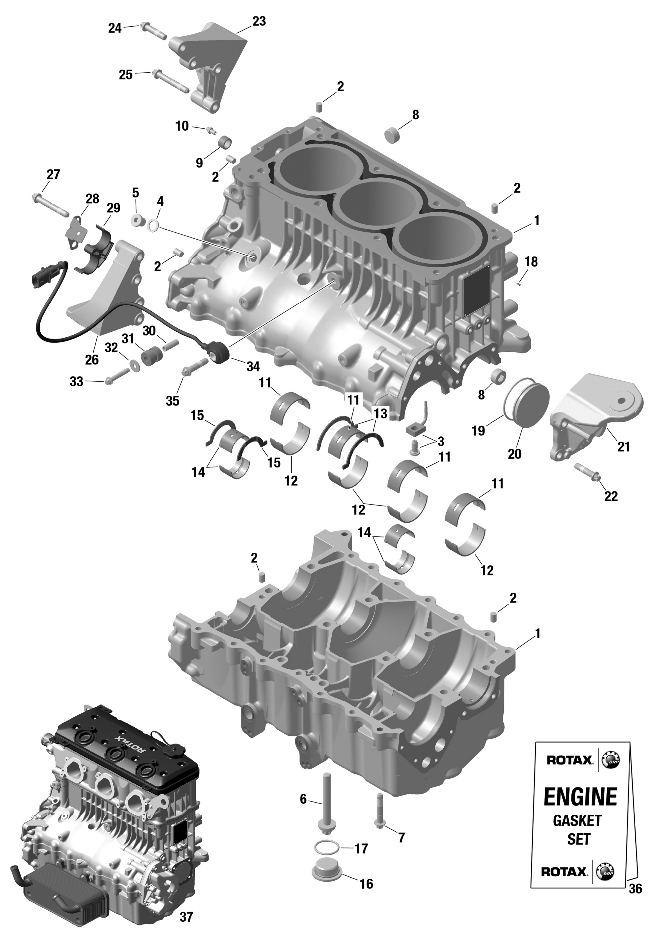 ROTAX - Crankcase