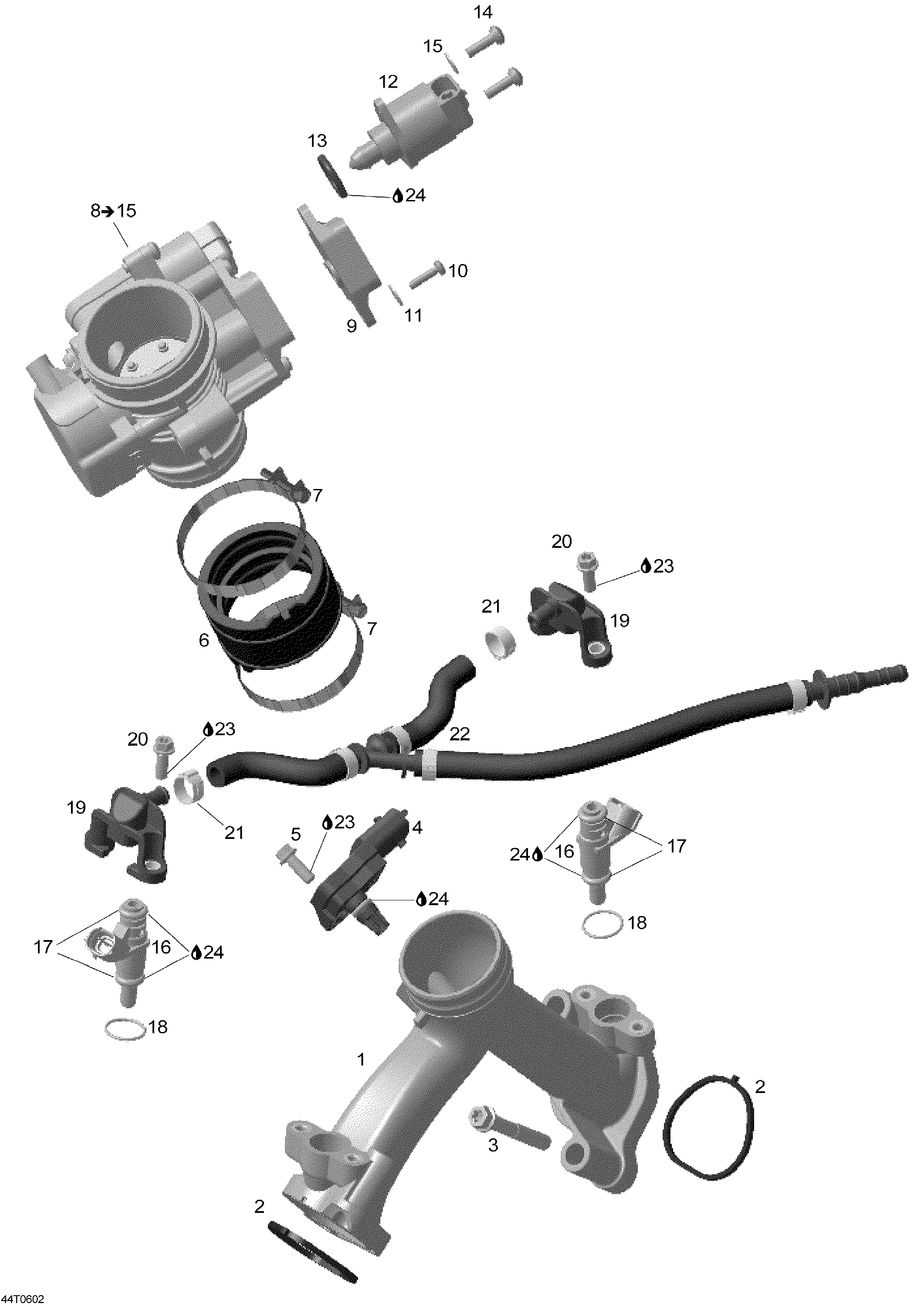 Intake Manifold And Throttle Body