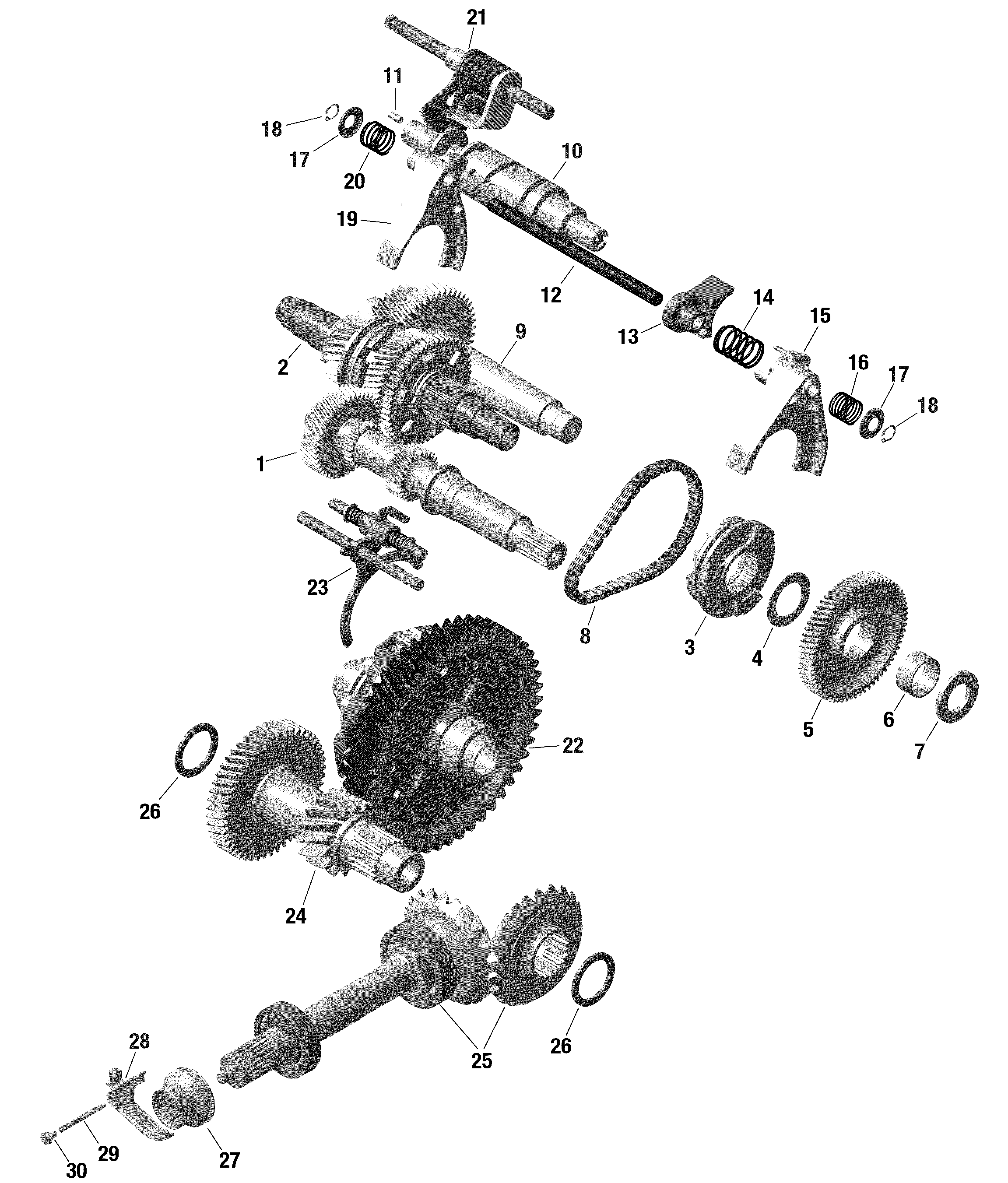 Rotax - Gear Box 2 - 804 - DPS