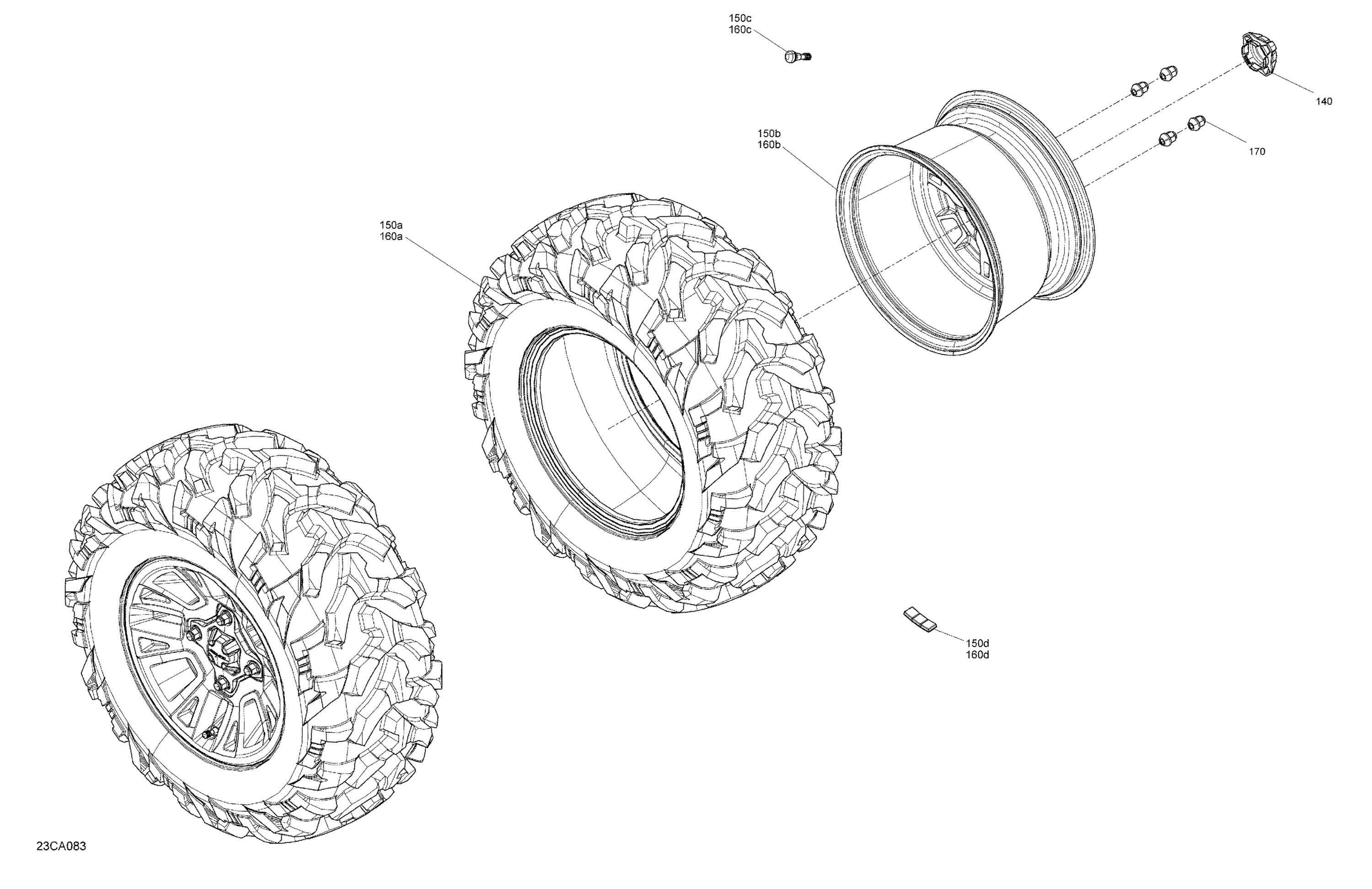 Drive - Rear Wheels - XT