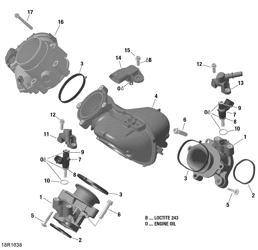 Air Intake Manifold And Throttle Body - HD8