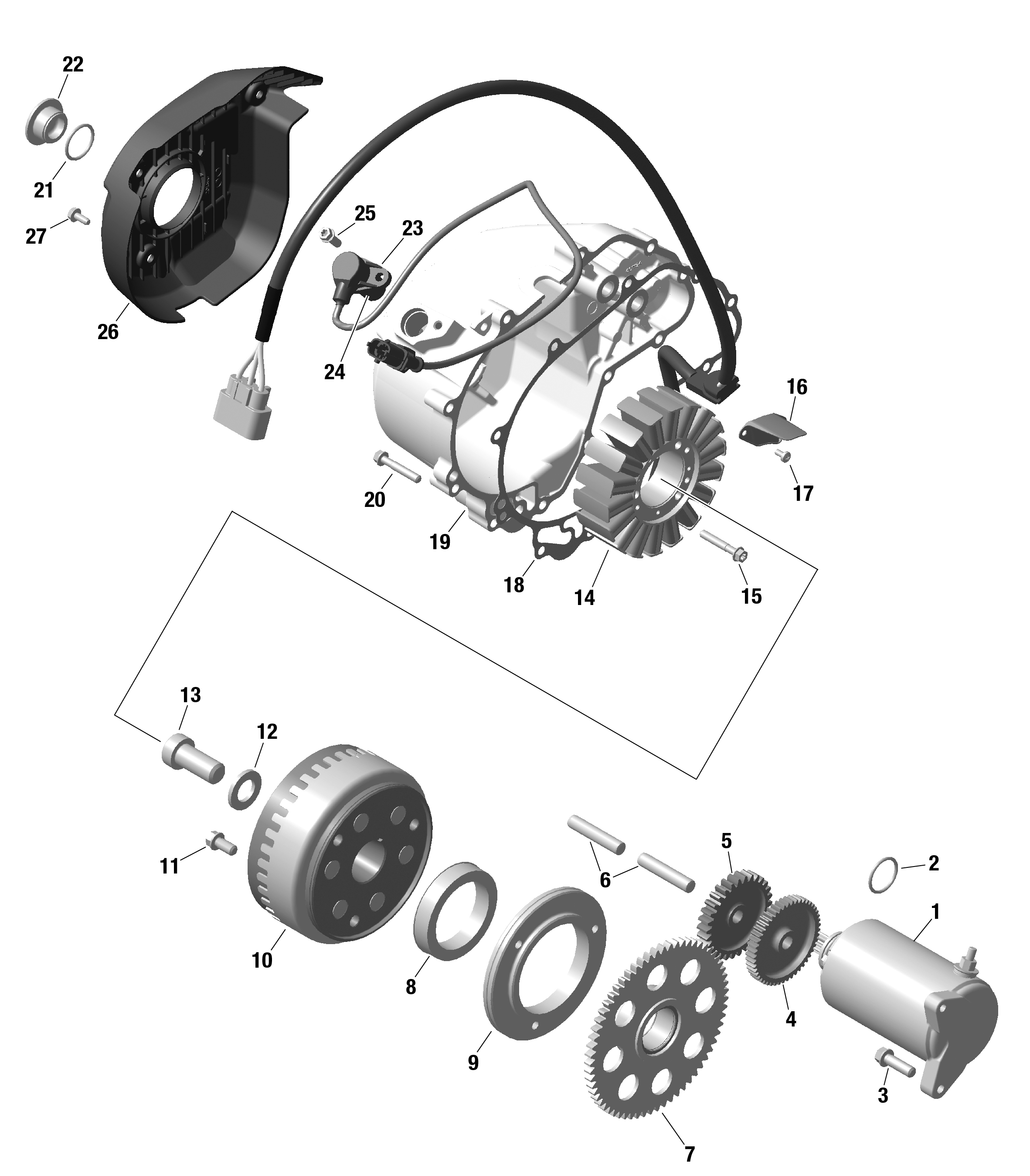 ROTAX - Magneto and Electric Starter