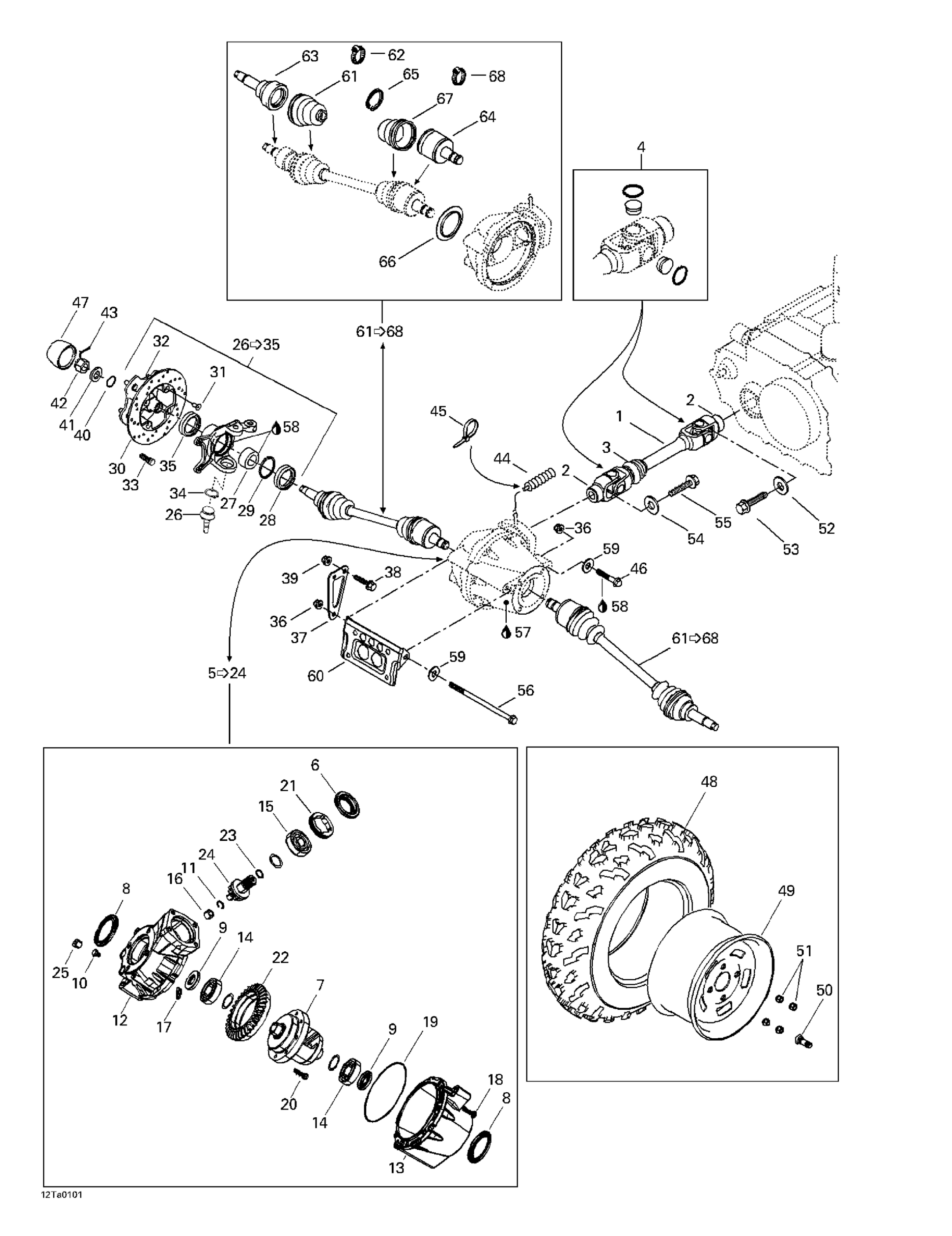 Drive System, Front