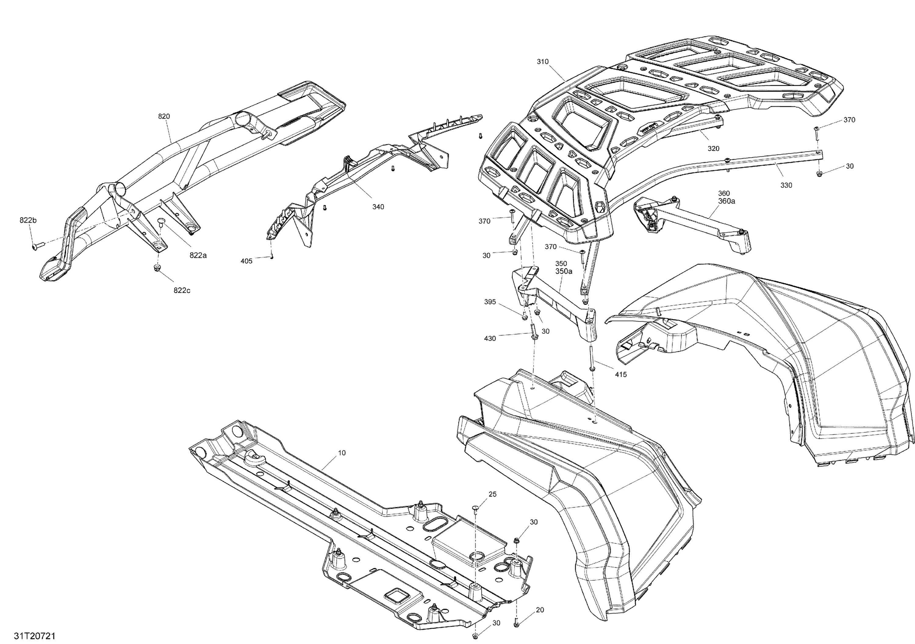 Body - Bumper And Skid Plate - LTD Boreal Green