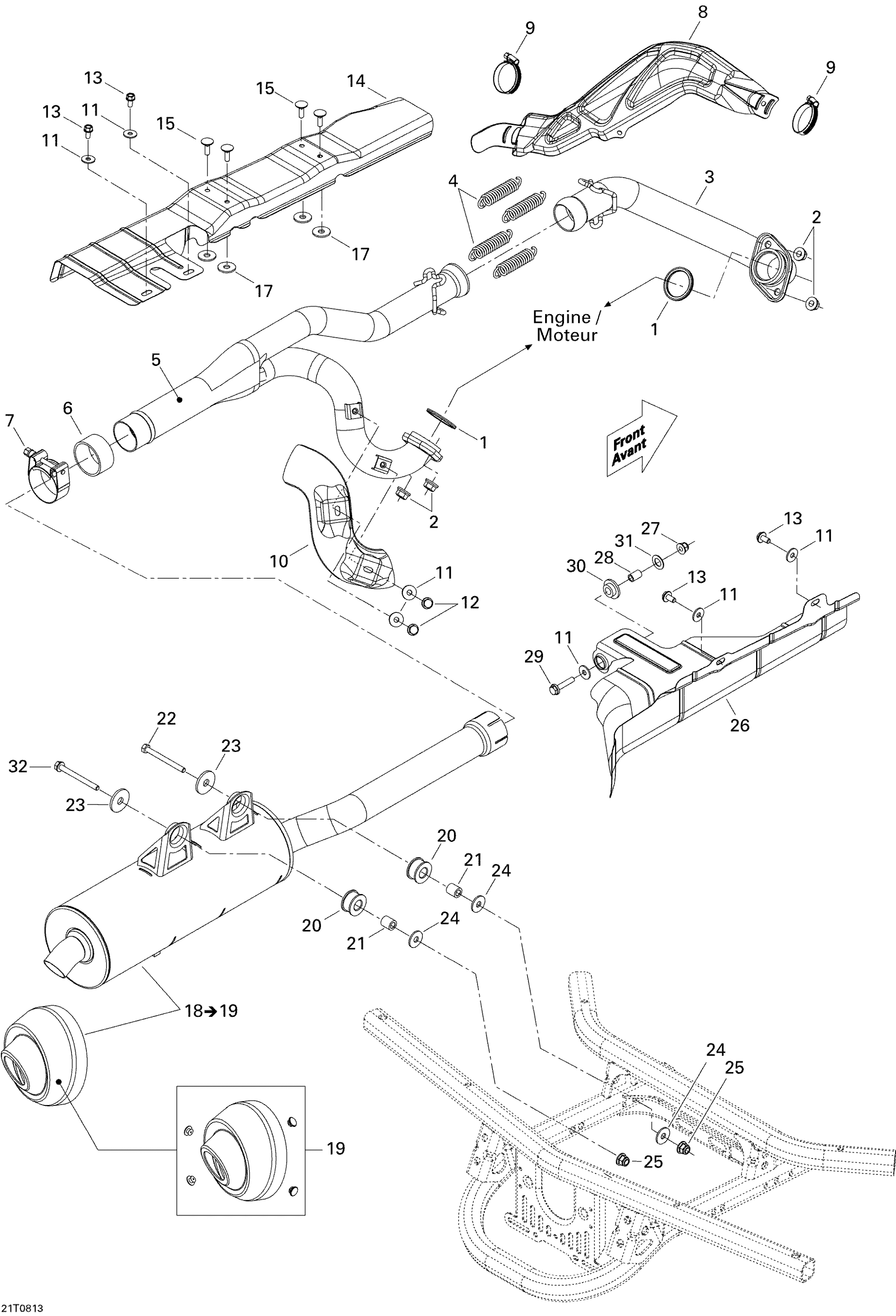 Схема узла: Exhaust System