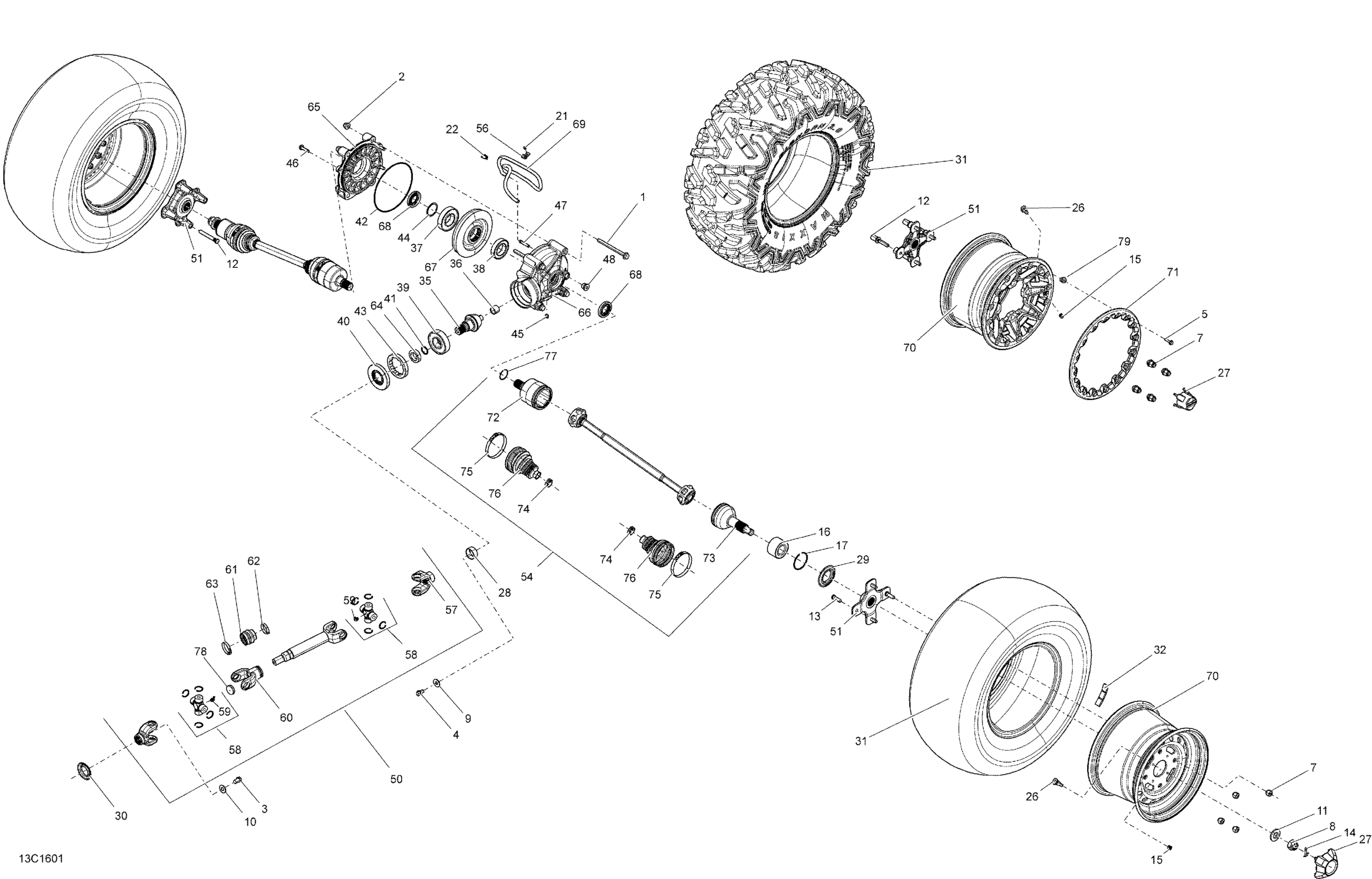 Drive System, Rear